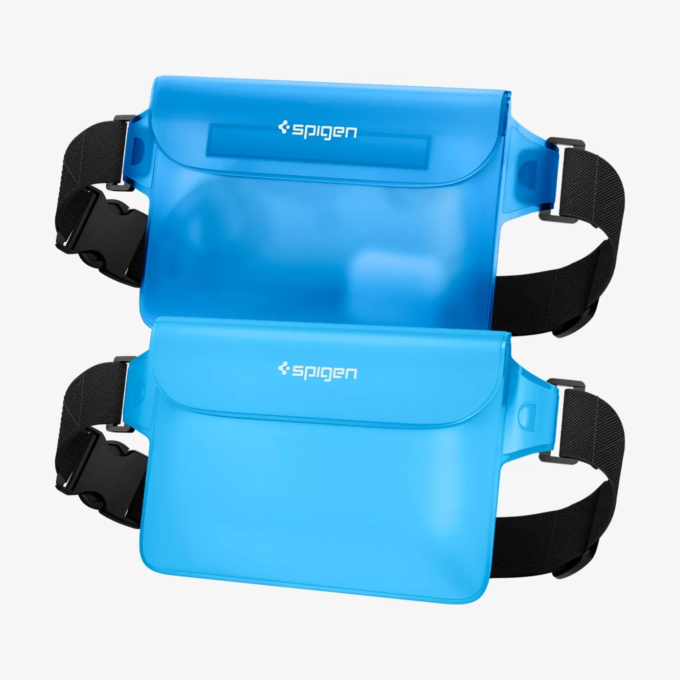 Spigen Travel Accessories | AquaShield Waist Bag (2 Pack) Sea Blue