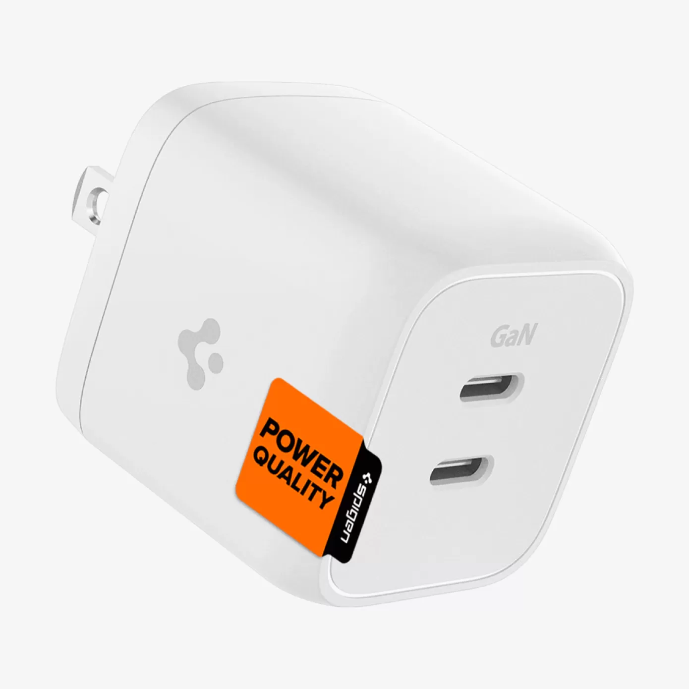 Spigen Chargers·Wall Chargers | ArcStation™ Pro GaN Dual Port | 45W White