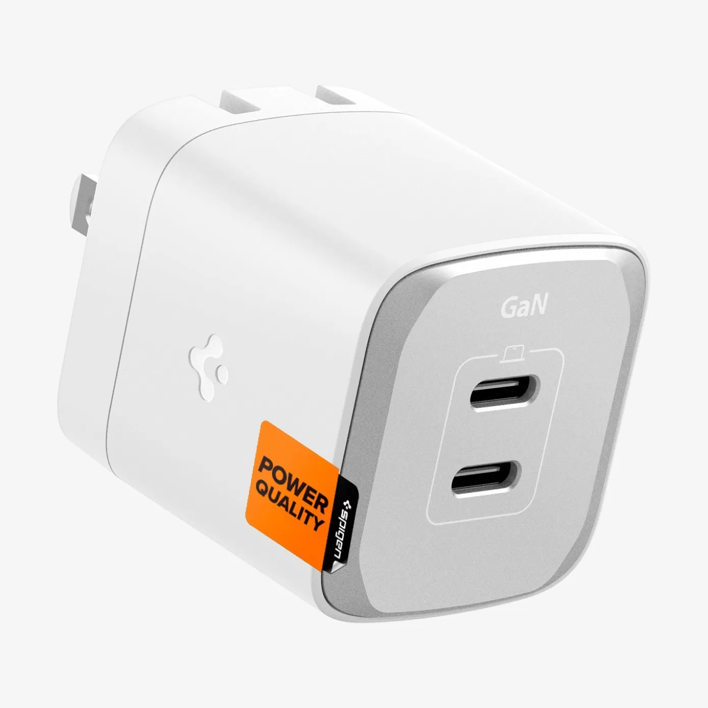 Spigen Chargers·Wall Chargers | ArcStation™ Pro GaN Dual Port | 45W White