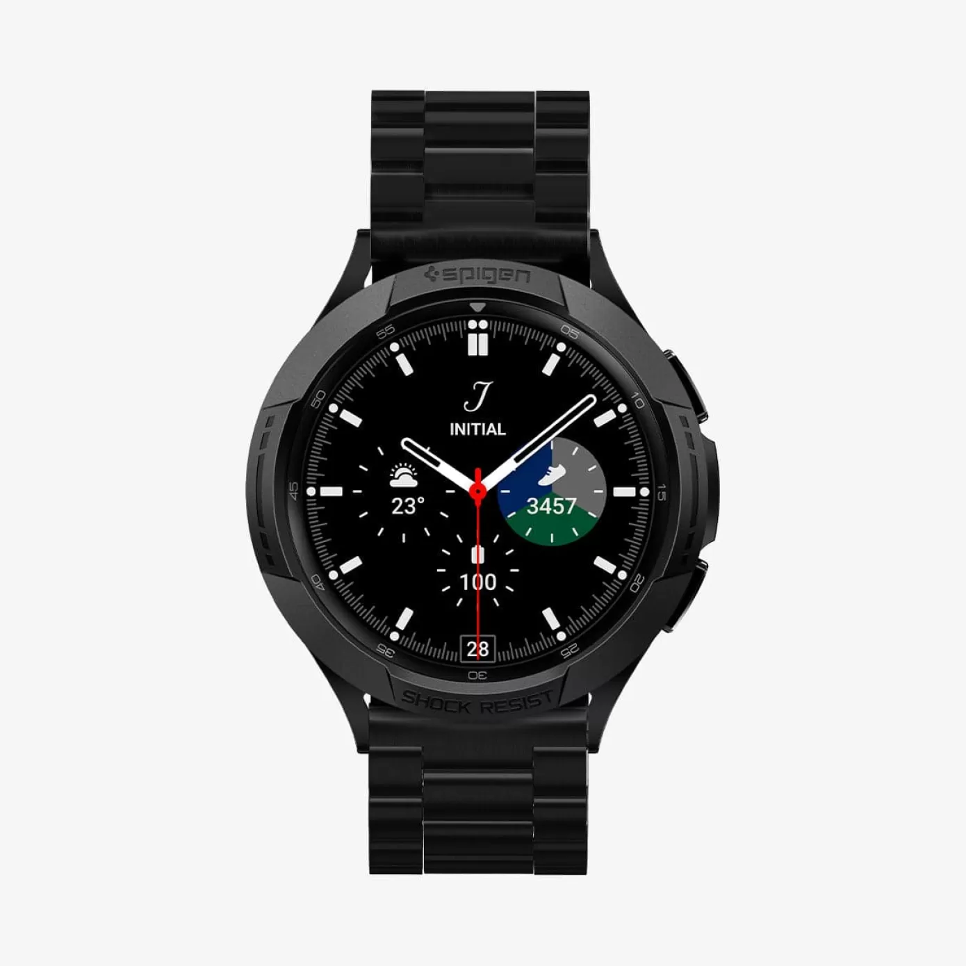 Spigen Galaxy Watch | Chrono Shield Black