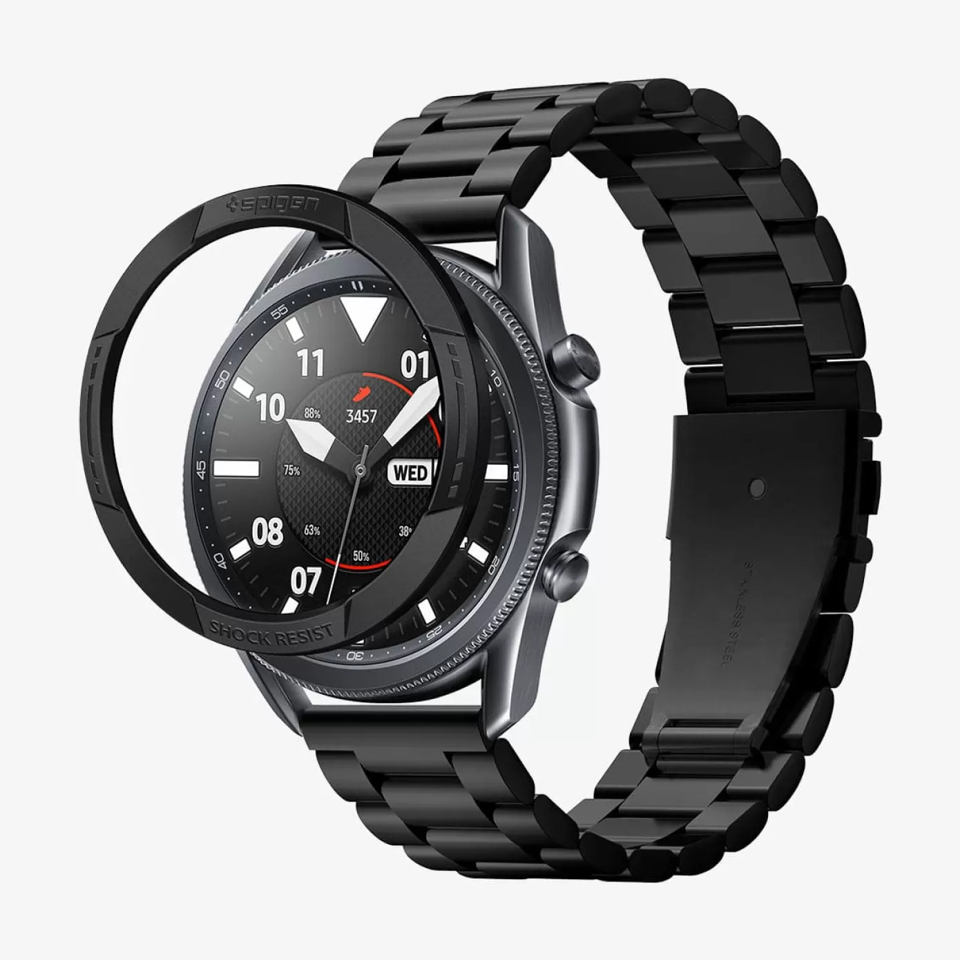 Spigen Galaxy Watch | Chrono Shield Black