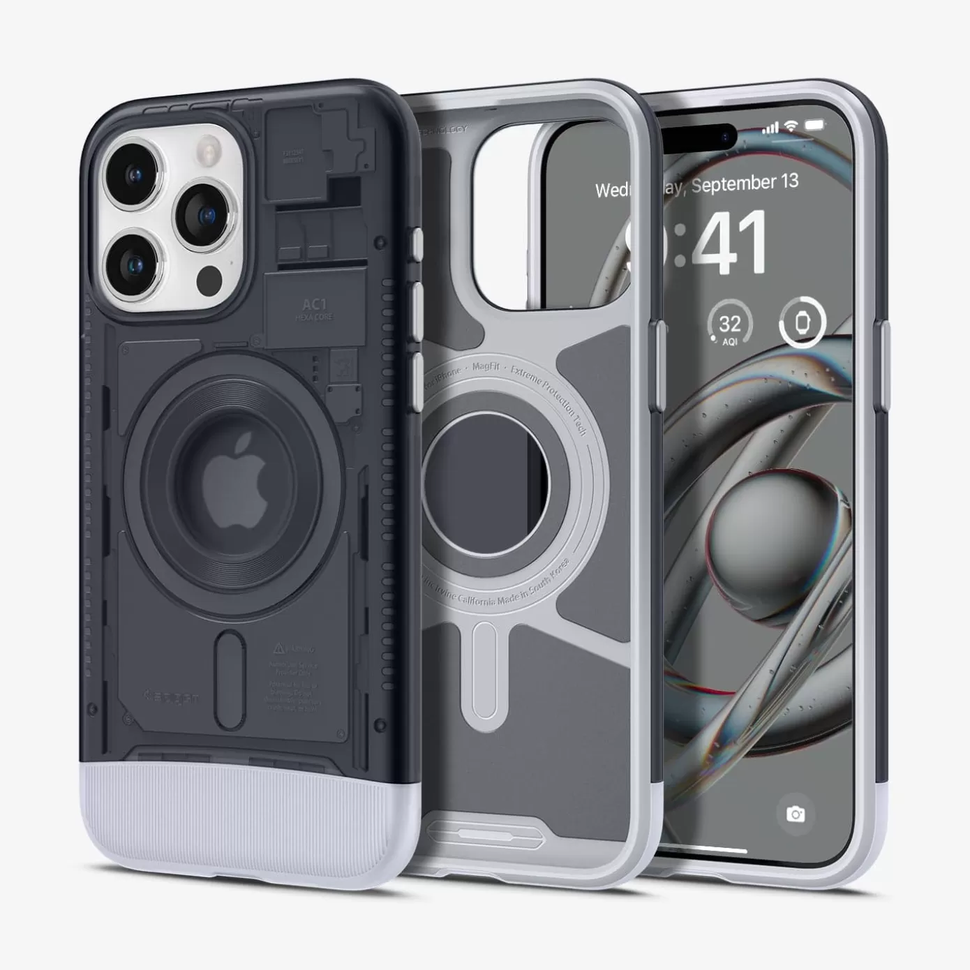 Spigen Iphone·Iphone 15 Pro Max | Iphone·Iphone 15 Pro | Classic C1 (MagFit) Graphite