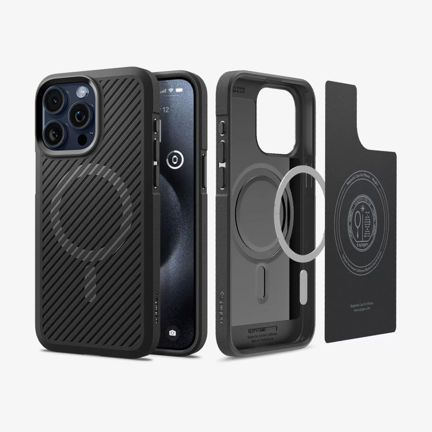 Spigen Iphone·Iphone 15 Pro Max | Iphone·Iphone 15 Pro | Core Armor (MagFit) Matte Black