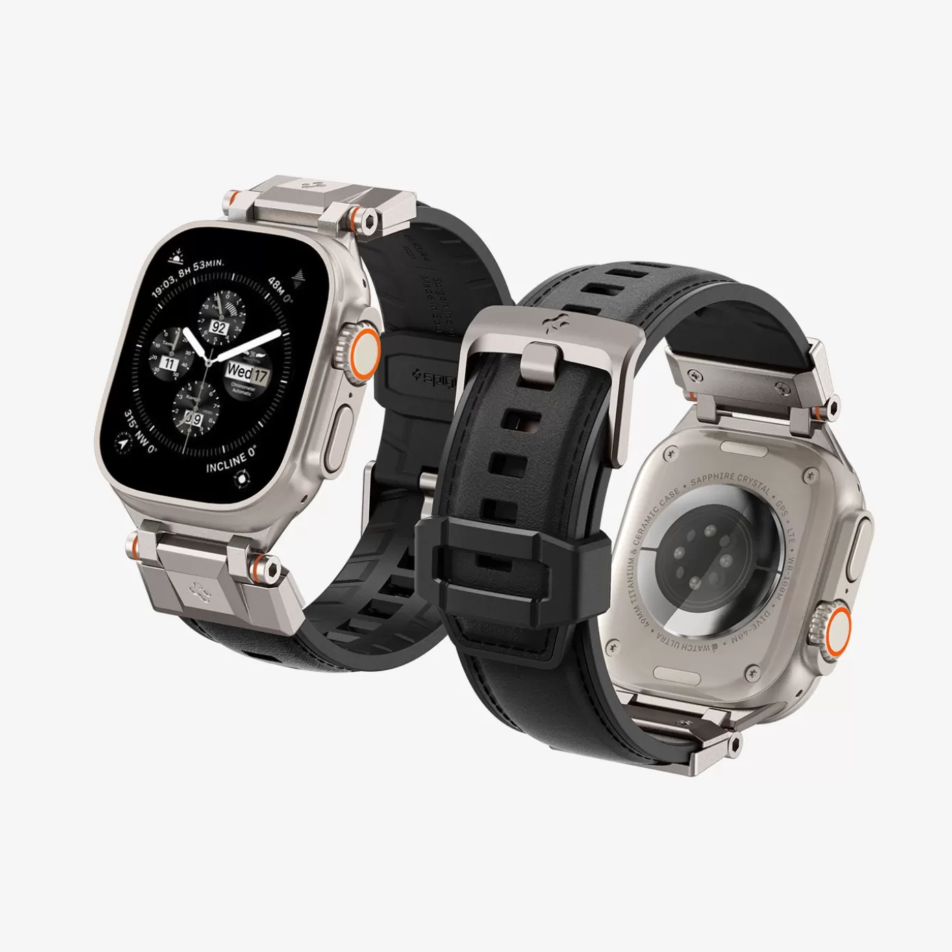 Spigen Apple Watch·Apple Watch Ultra Series | Apple Watch·Apple Watch 10 Series | DuraPro Armor PU Black