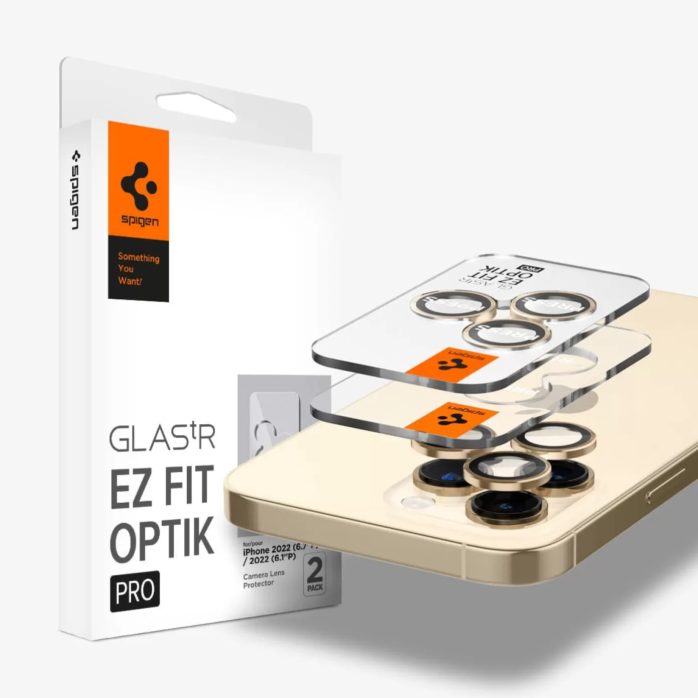 Spigen Iphone·Iphone 14 Series | EZ Fit Optik Pro Gold