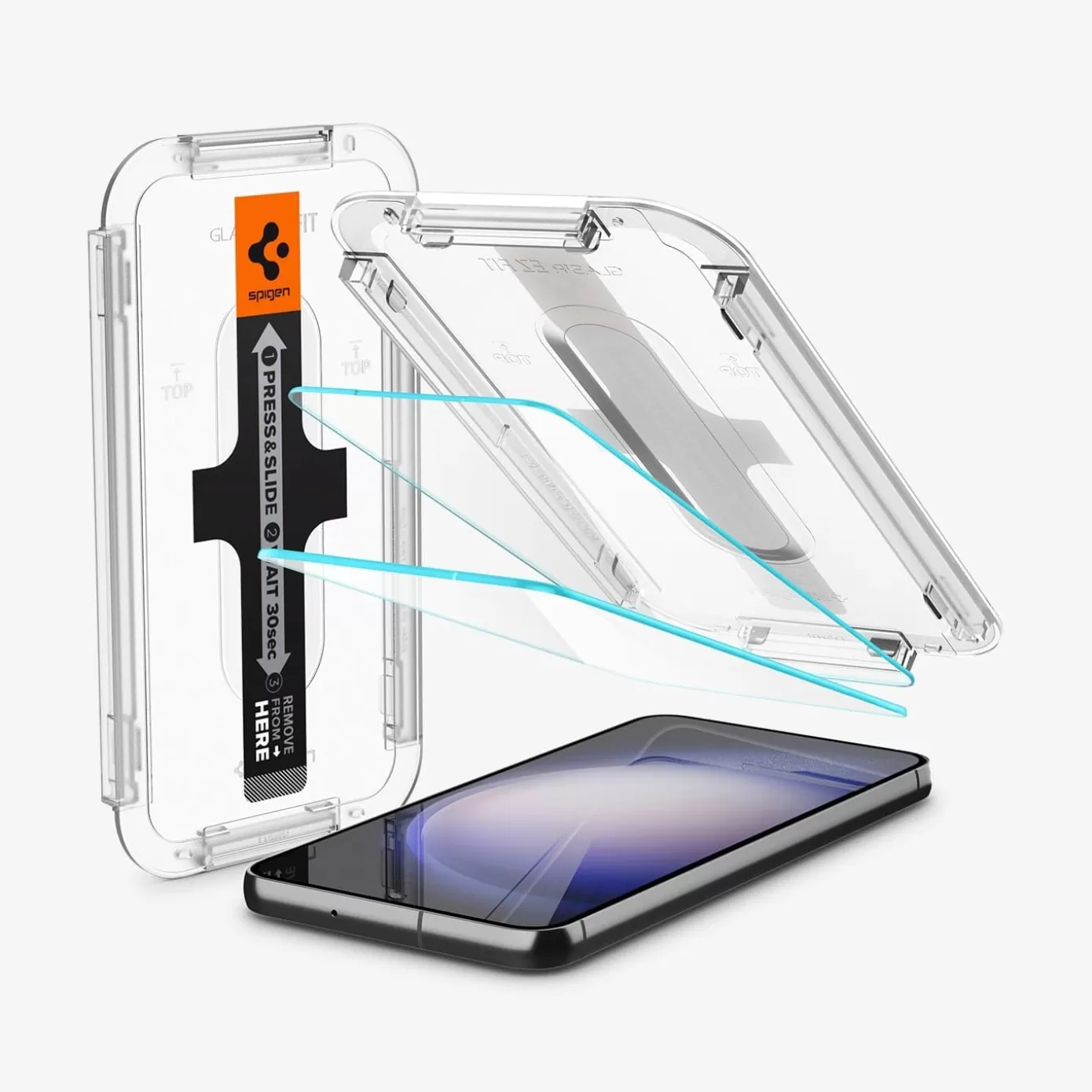 Spigen Galaxy S·Galaxy S23 Plus | Galaxy S·Galaxy S23 | GLAS.tR EZ Fit Transparency