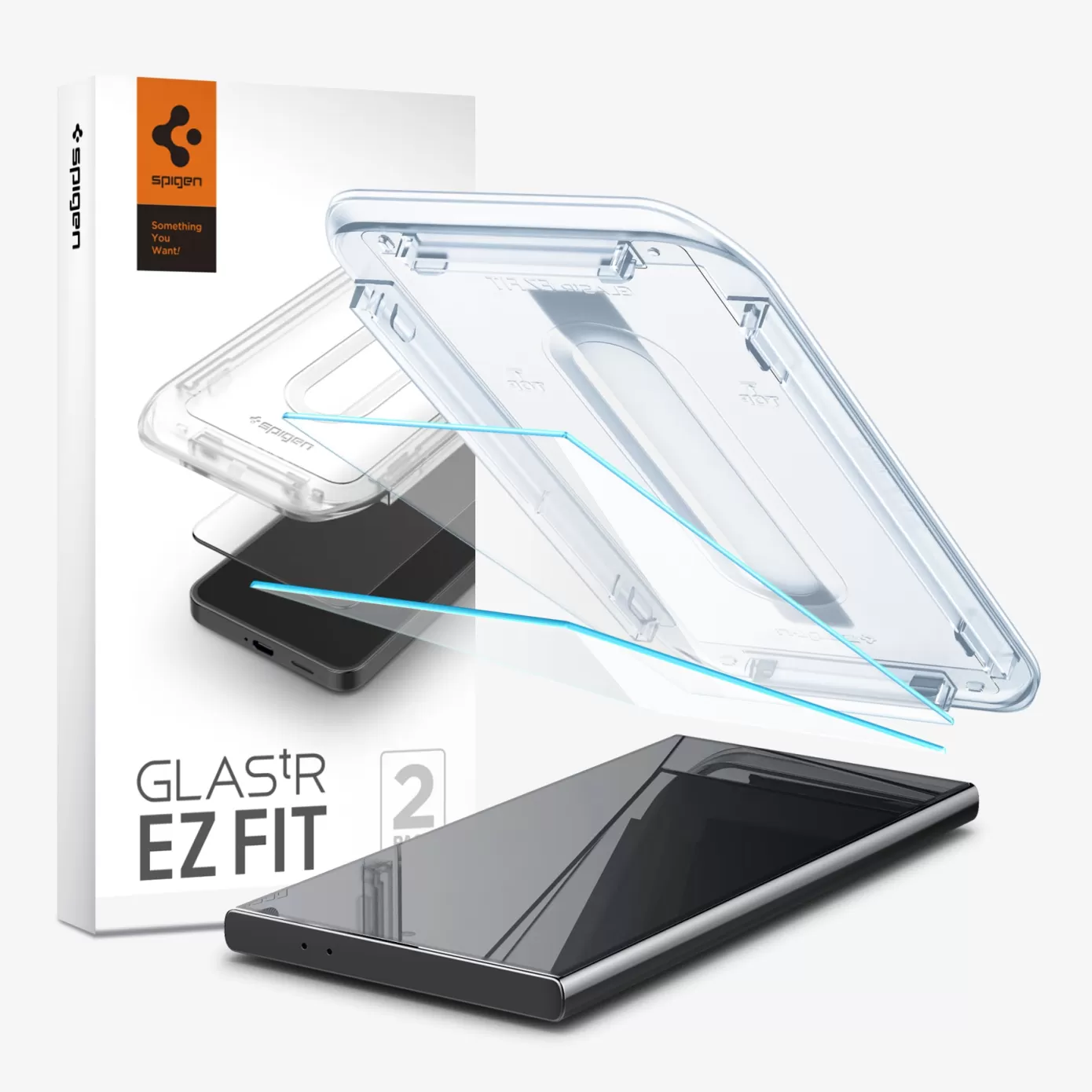 Spigen Galaxy S·Galaxy S24 Fe | Galaxy S·Galaxy S24 Ultra | GLAS.tR EZ Fit Clear