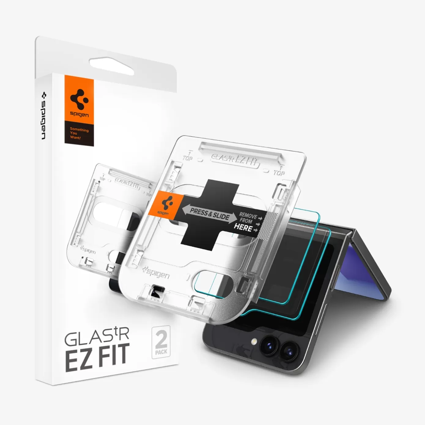 Spigen Galaxy Z·Galaxy Z Flip 6 | GLAS.tR EZ Fit