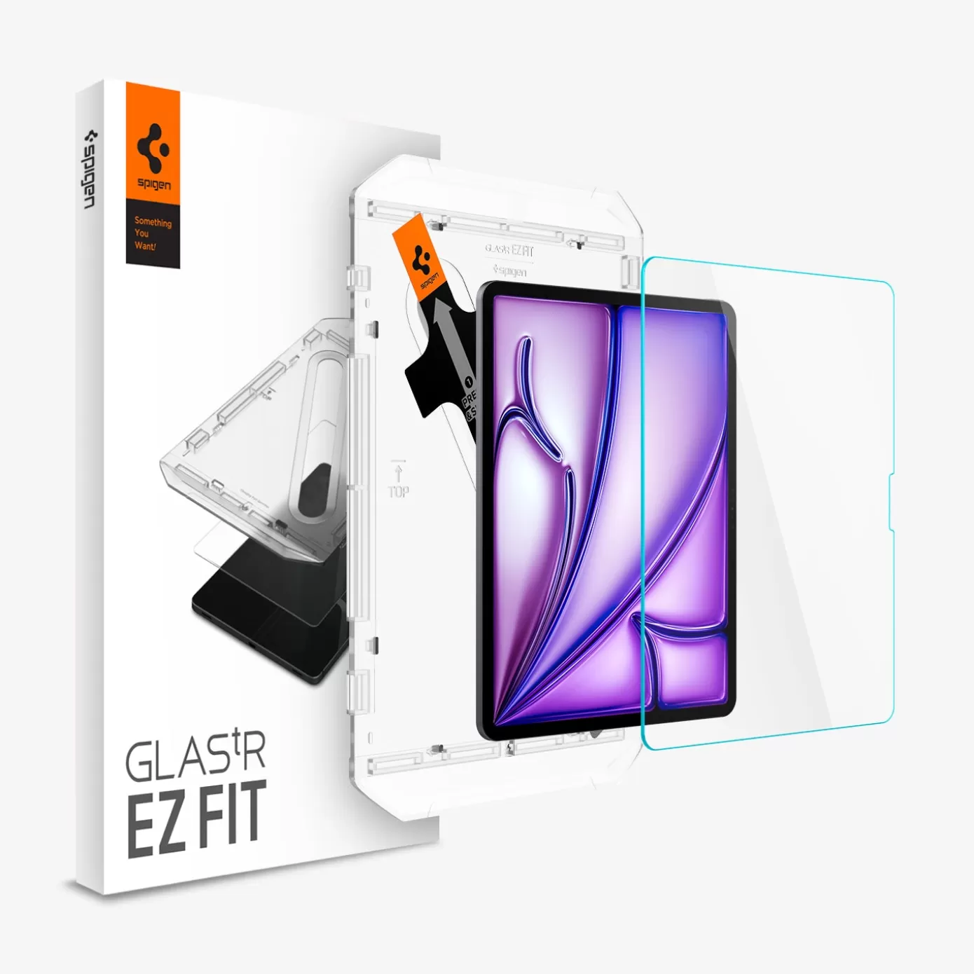 Spigen Ipad·Ipad Air | GLAS.tR EZ FIT Clear