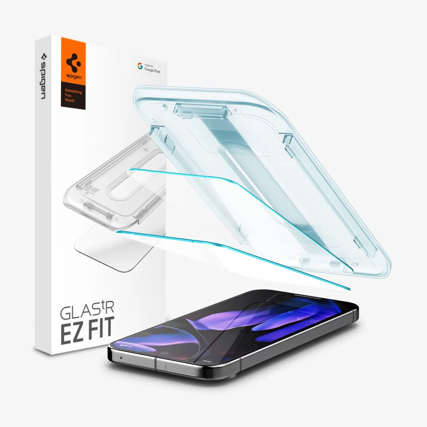 Spigen Pixel Phone·Pixel 9 Pro Fold | Pixel Phone·Pixel 9 Pro Xl | GLAS.tR EZ Fit Clear