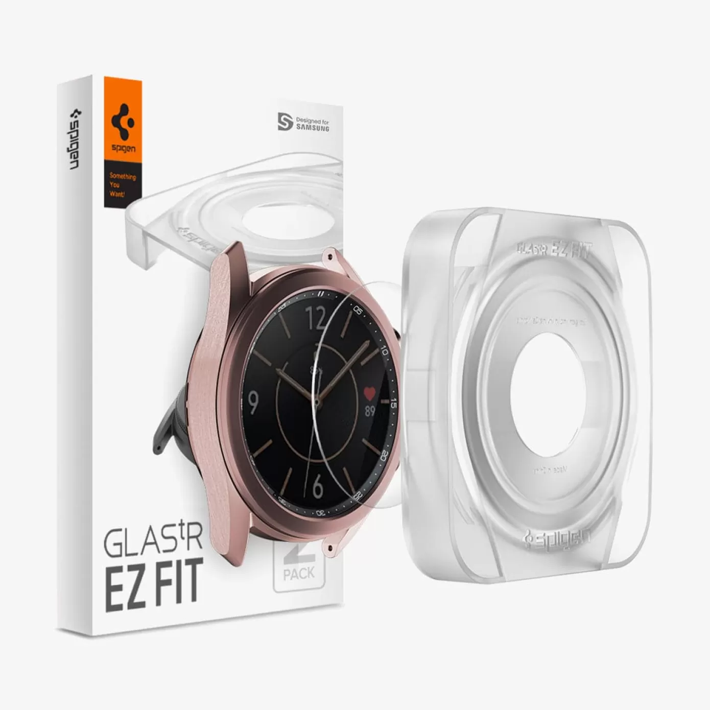 Spigen Galaxy Watch | GLAS.tR EZ Fit Clear