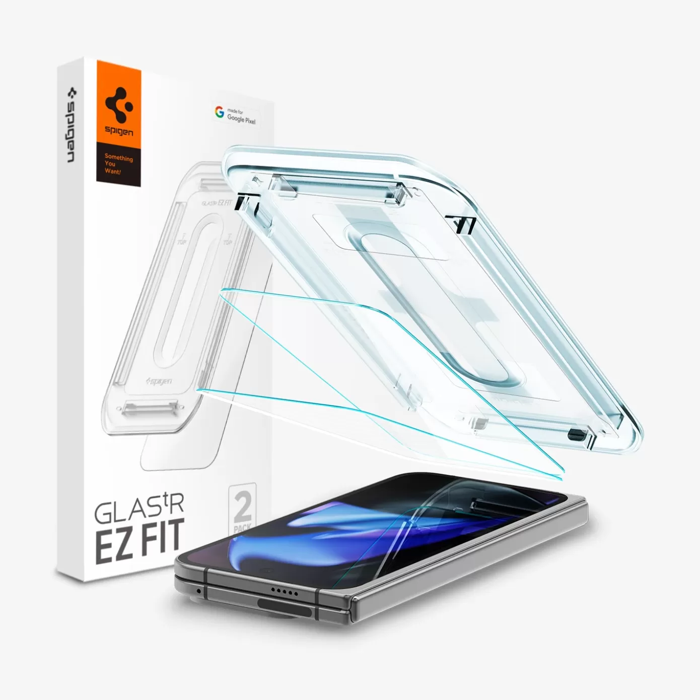 Spigen Pixel Phone·Pixel Fold | GLAS.tR EZ Fit Clear