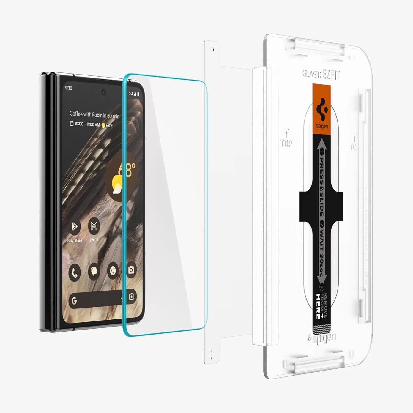 Spigen Pixel Phone·Pixel Fold | GLAS.tR EZ Fit Transparency