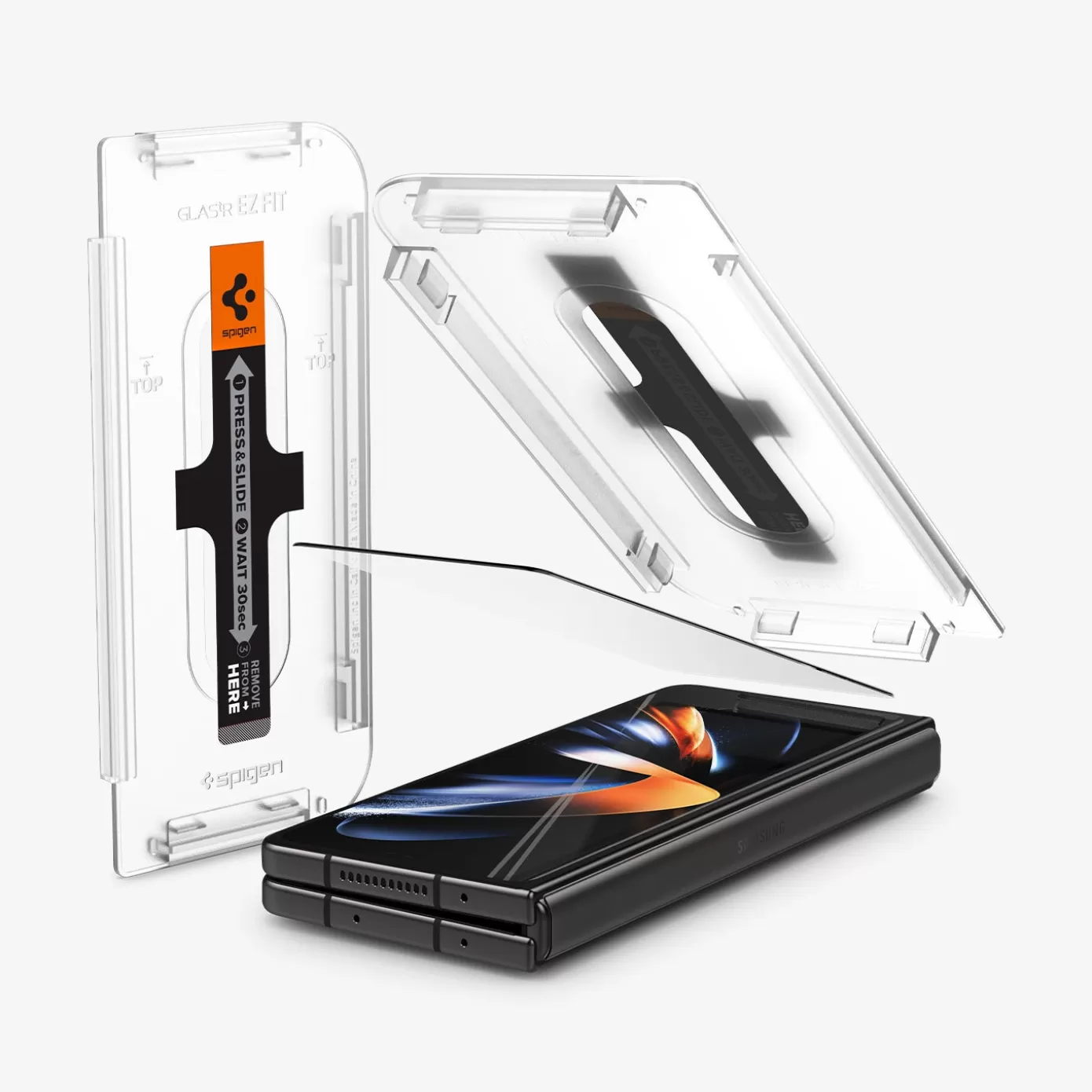 Spigen Galaxy Z·More Galaxy Z Series | GLAS.tR EZ Fit Clear