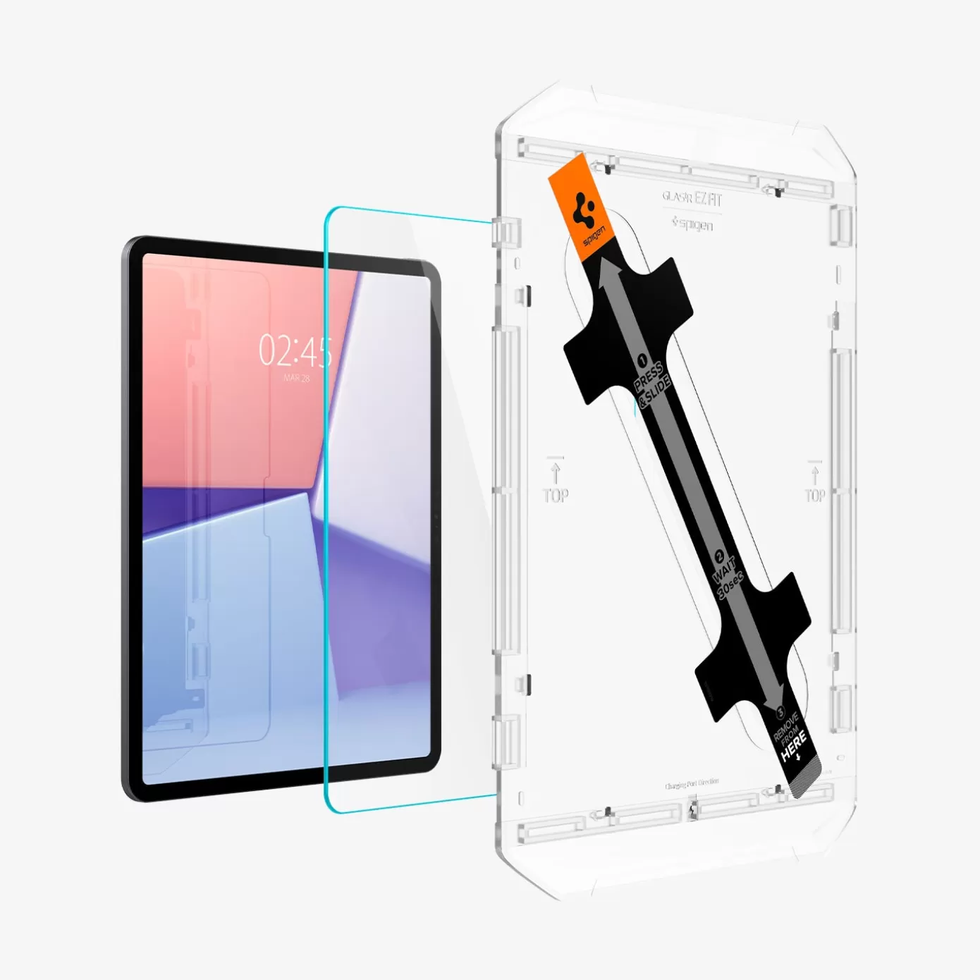 Spigen Ipad·Ipad Air | GLAS.tR EZ FIT Clear