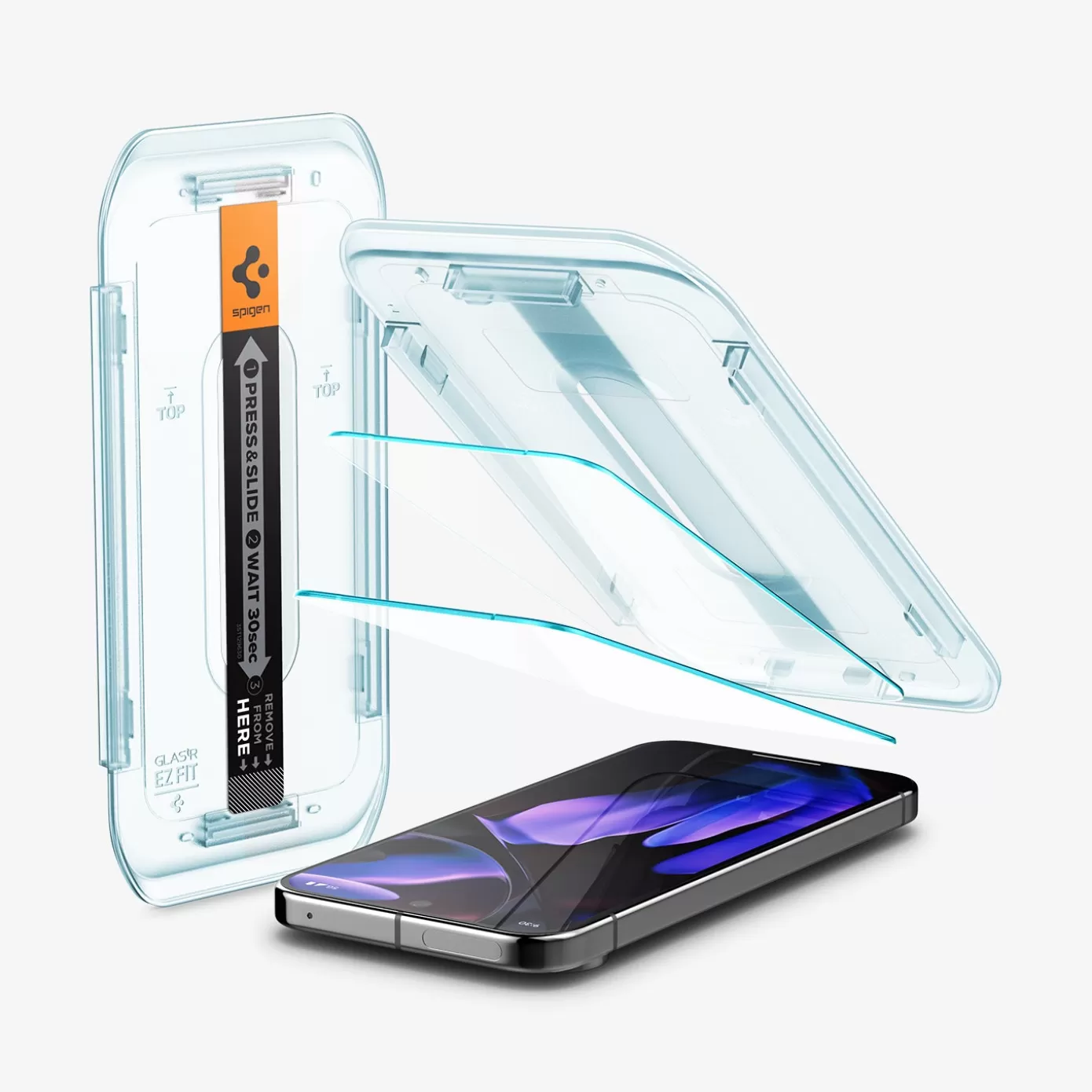 Spigen Pixel Phone·Pixel 9 Pro Fold | Pixel Phone·Pixel 9 Pro Xl | GLAS.tR EZ Fit Clear