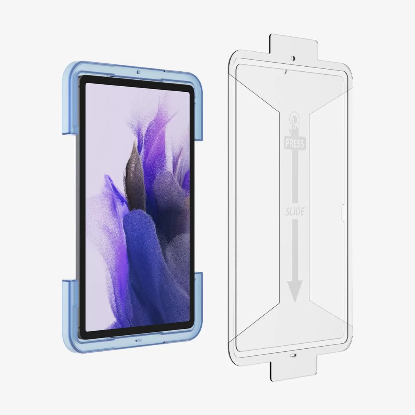 Spigen Galaxy Tab·Galaxy Tab S | GLAS.tR EZ FIT Clear