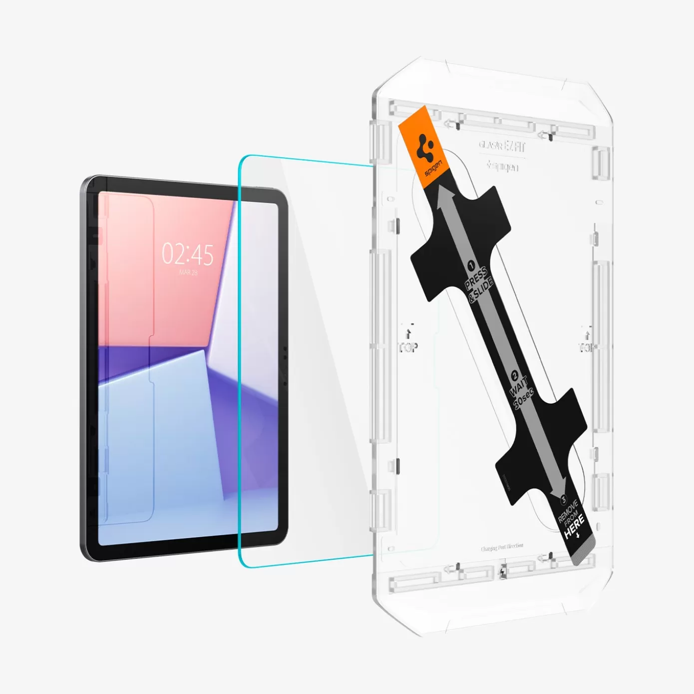 Spigen Ipad·Ipad Air | GLAS.tR EZ FIT Clear