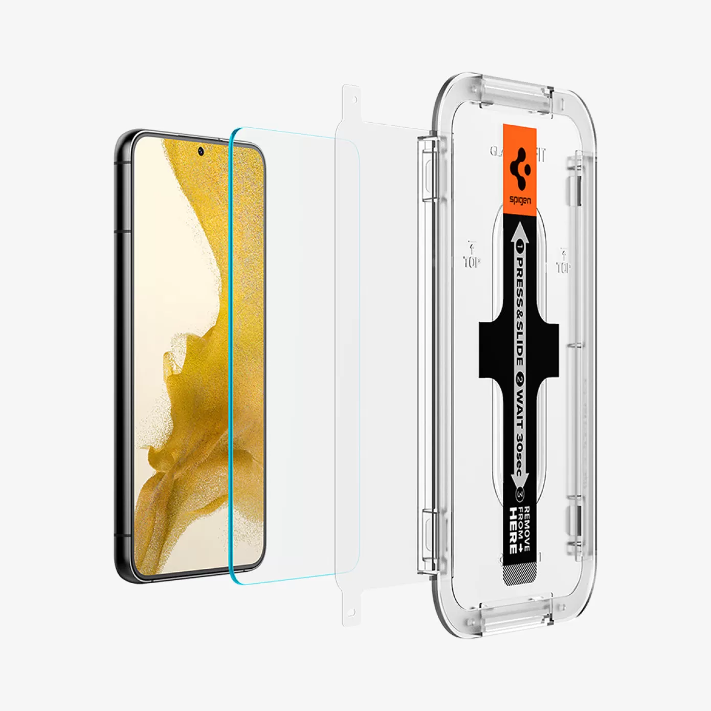 Spigen Galaxy S·More Galaxy Series | GLAS.tR EZ Fit Transparency