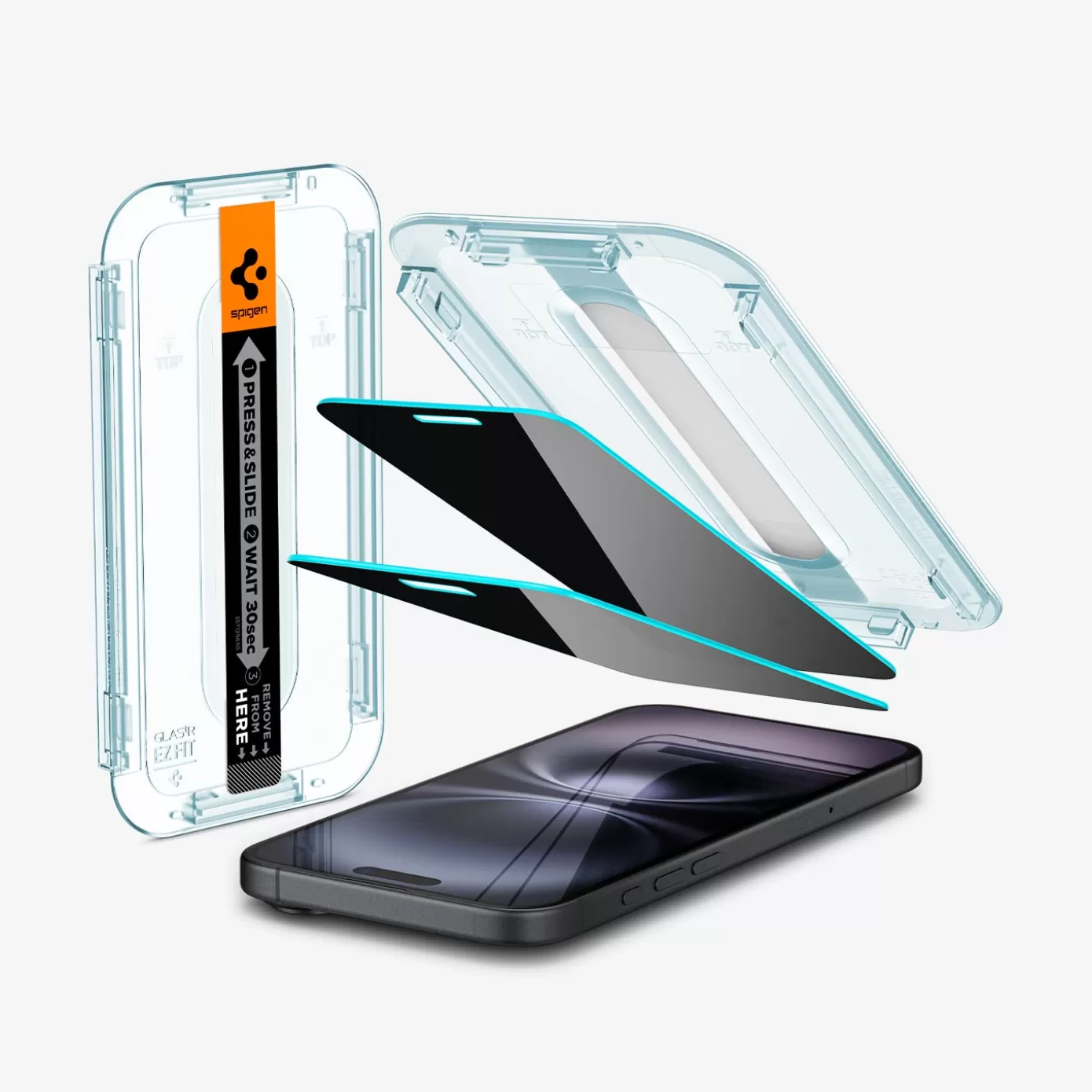 Spigen Iphone·Iphone 16 Pro Max | Iphone·Iphone 16 Pro | GLAS.tR EZ Fit | Privacy