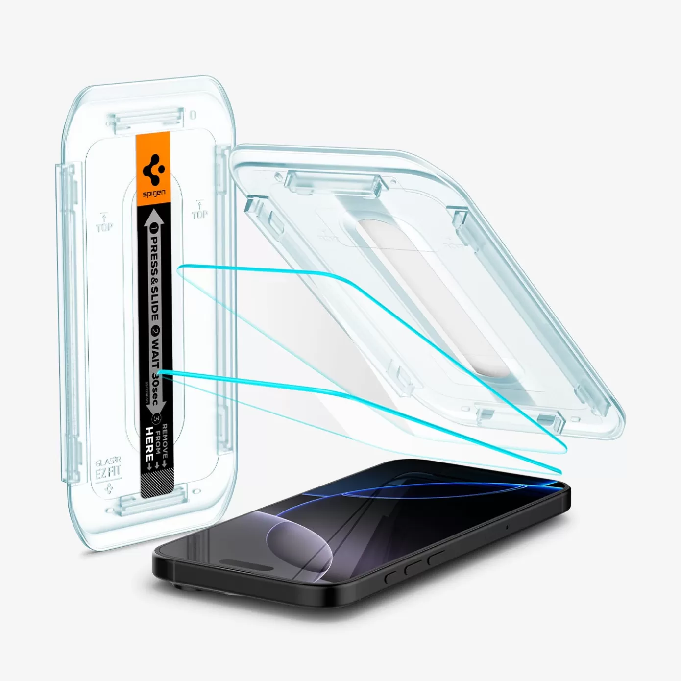 Spigen Iphone·Iphone 16 Pro Max | Iphone·Iphone 16 Pro | GLAS.tR EZ Fit | Sensor Protected Transparent