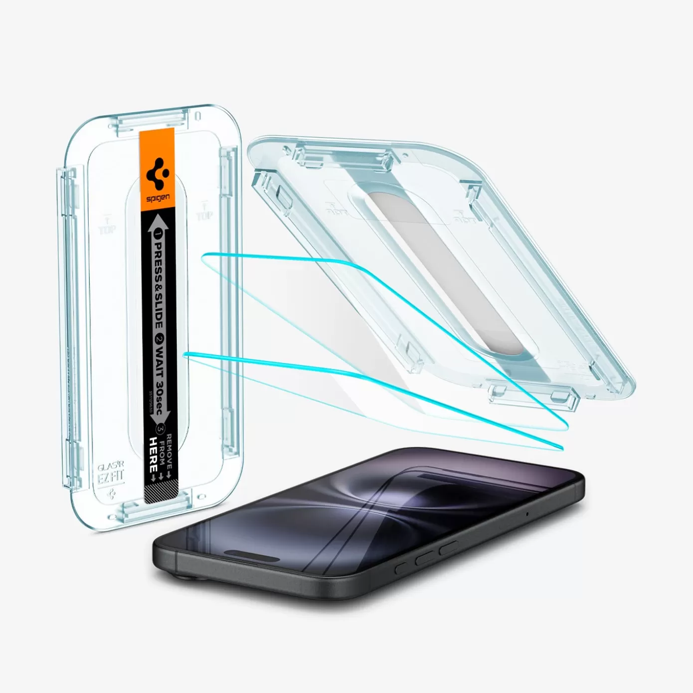 Spigen Iphone·Iphone 16 Pro Max | Iphone·Iphone 16 Pro | GLAS.tR EZ Fit | Sensor Protected Transparent