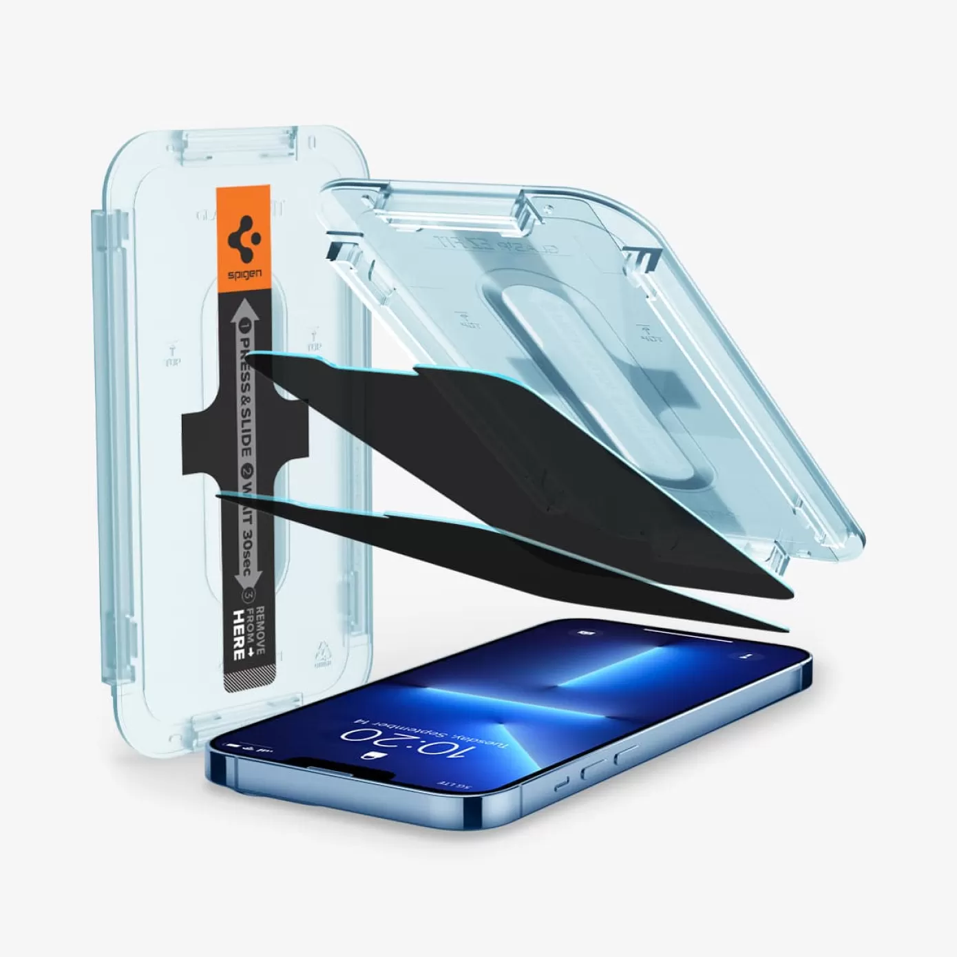 Spigen Iphone·More Iphone Series | GLAS.tR EZ Fit Privacy Clear