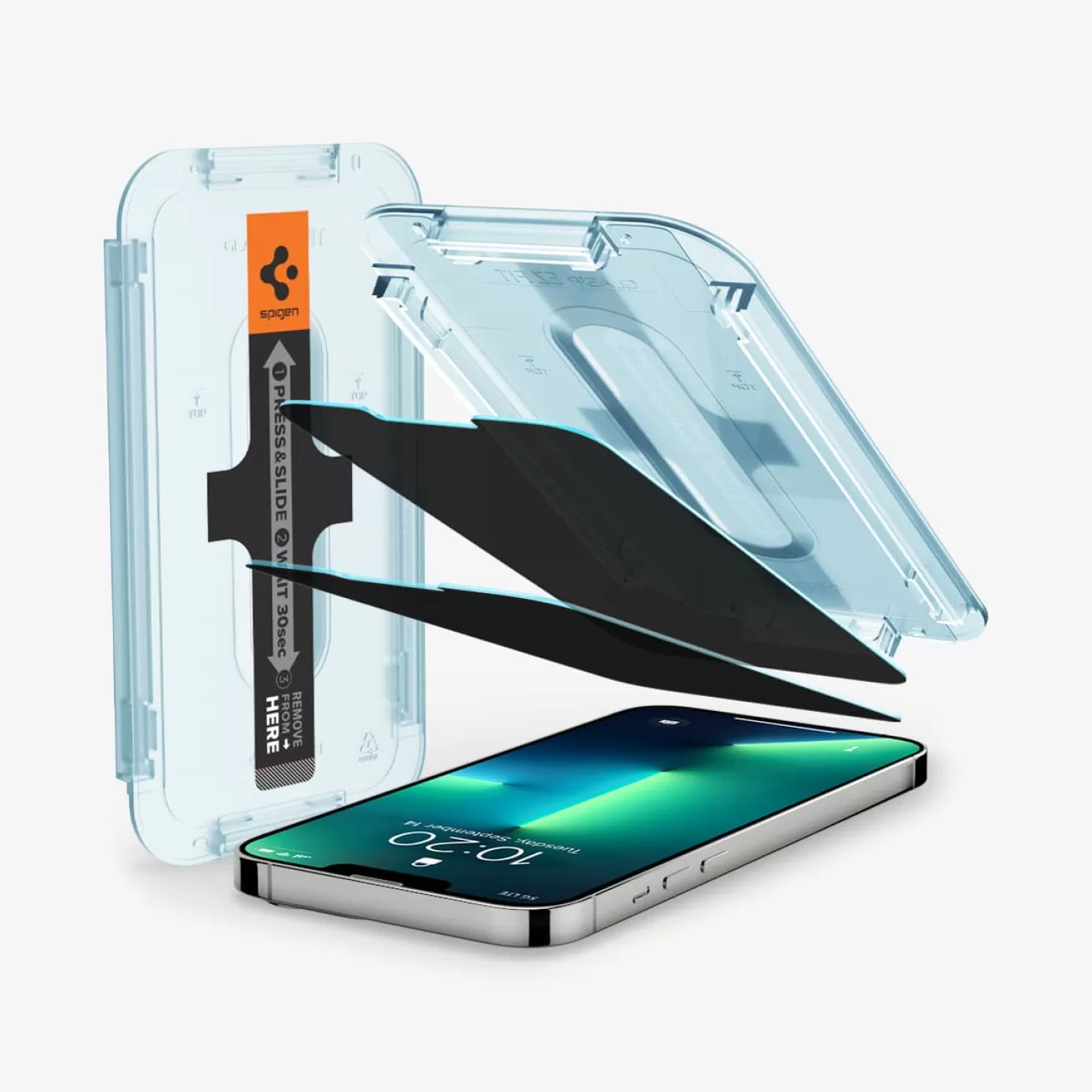 Spigen Iphone·More Iphone Series | GLAS.tR EZ Fit Privacy Clear