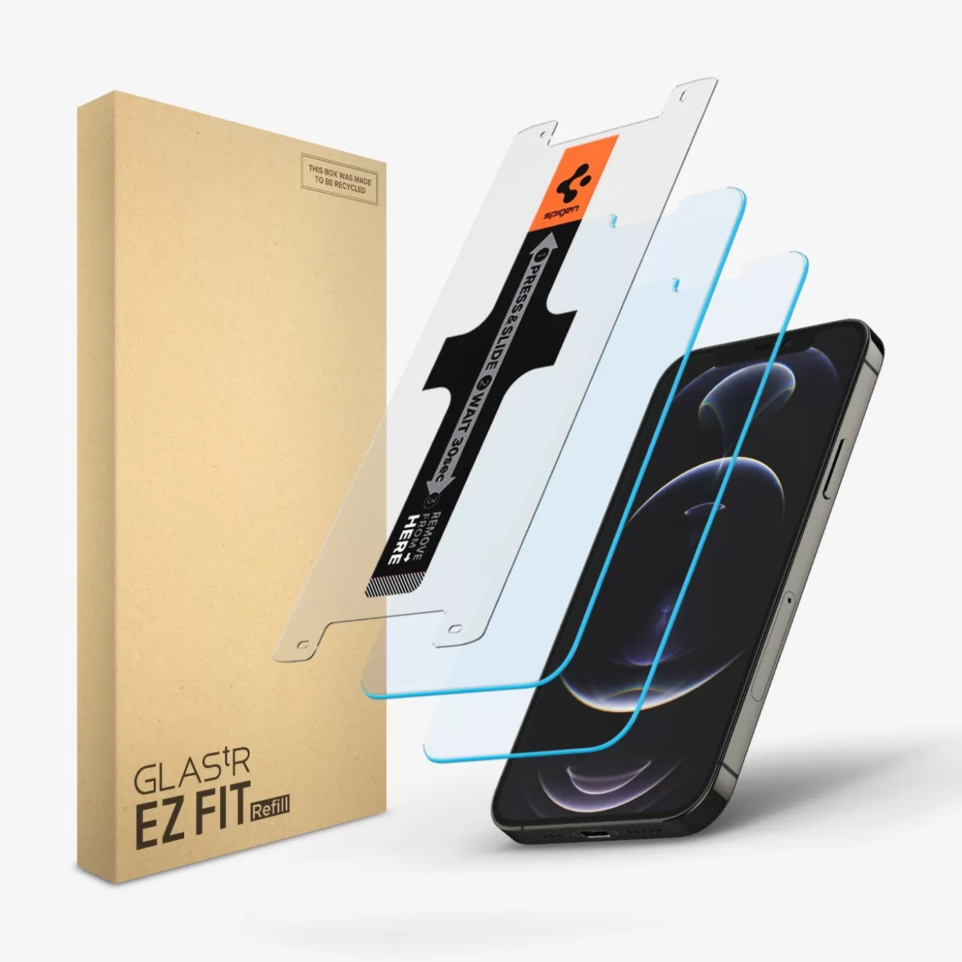 Spigen Iphone·More Iphone Series | GLAS.tR EZ Fit Refill Clear