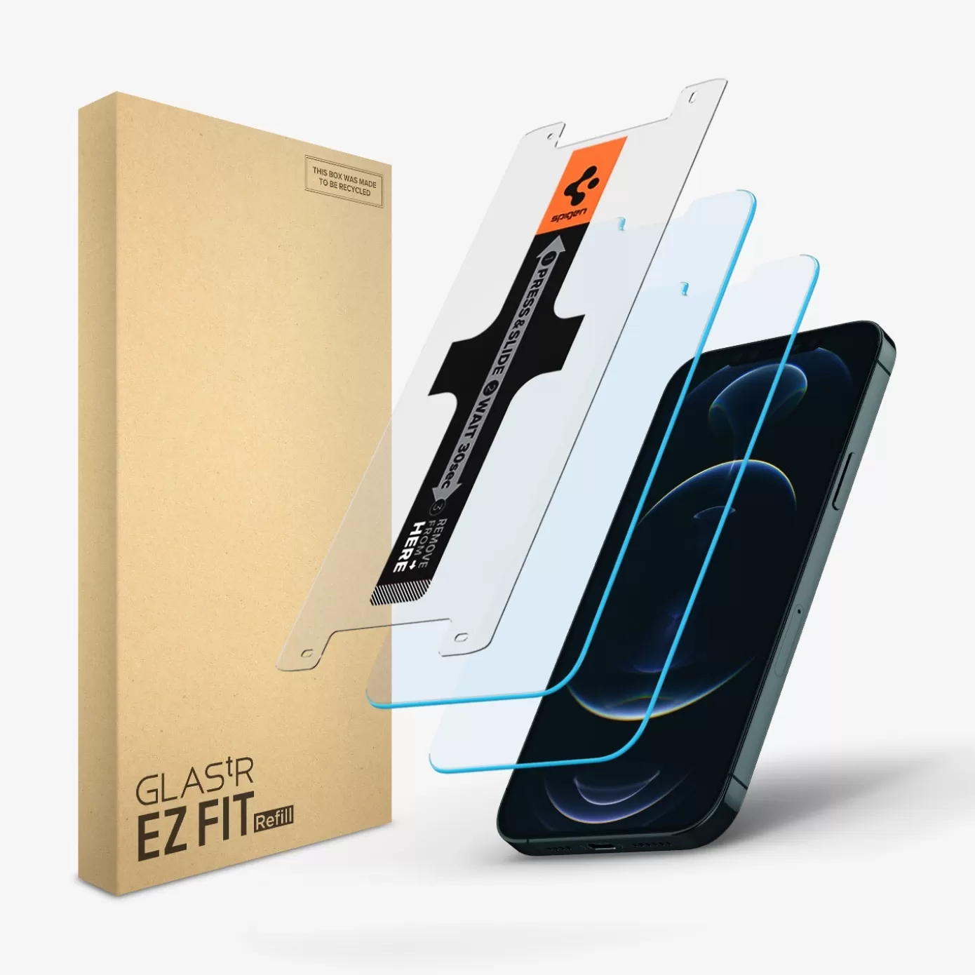 Spigen Iphone·More Iphone Series | GLAS.tR EZ Fit Refill Clear