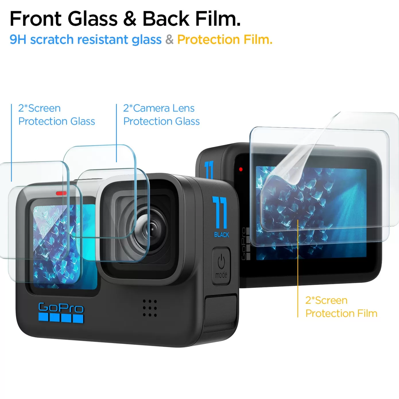 Spigen Gopro | Gopro | Glas.tR SLIM Clear