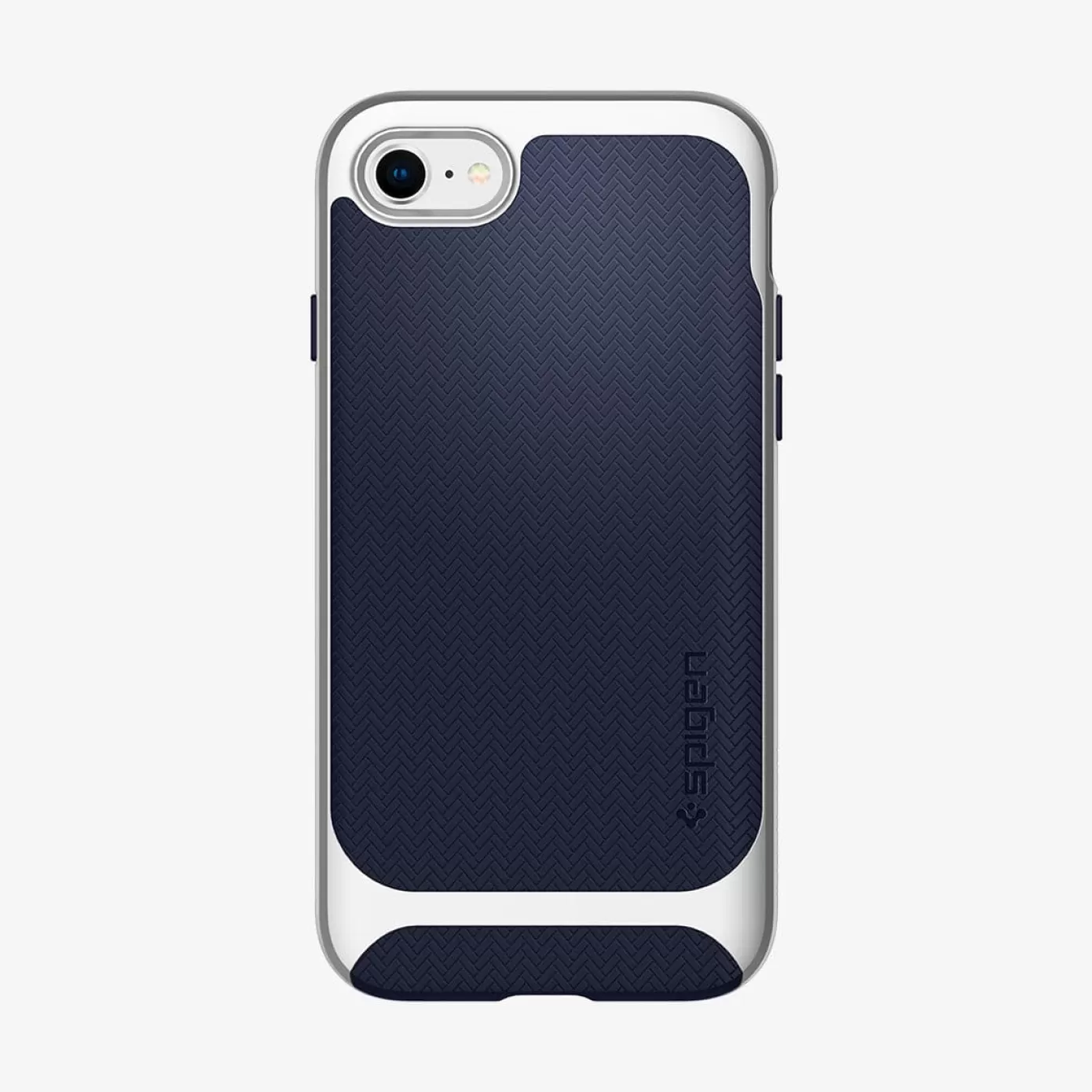 Spigen Iphone·More Iphone Series | Herringbone™ (Neo Hybrid) Satin Silver