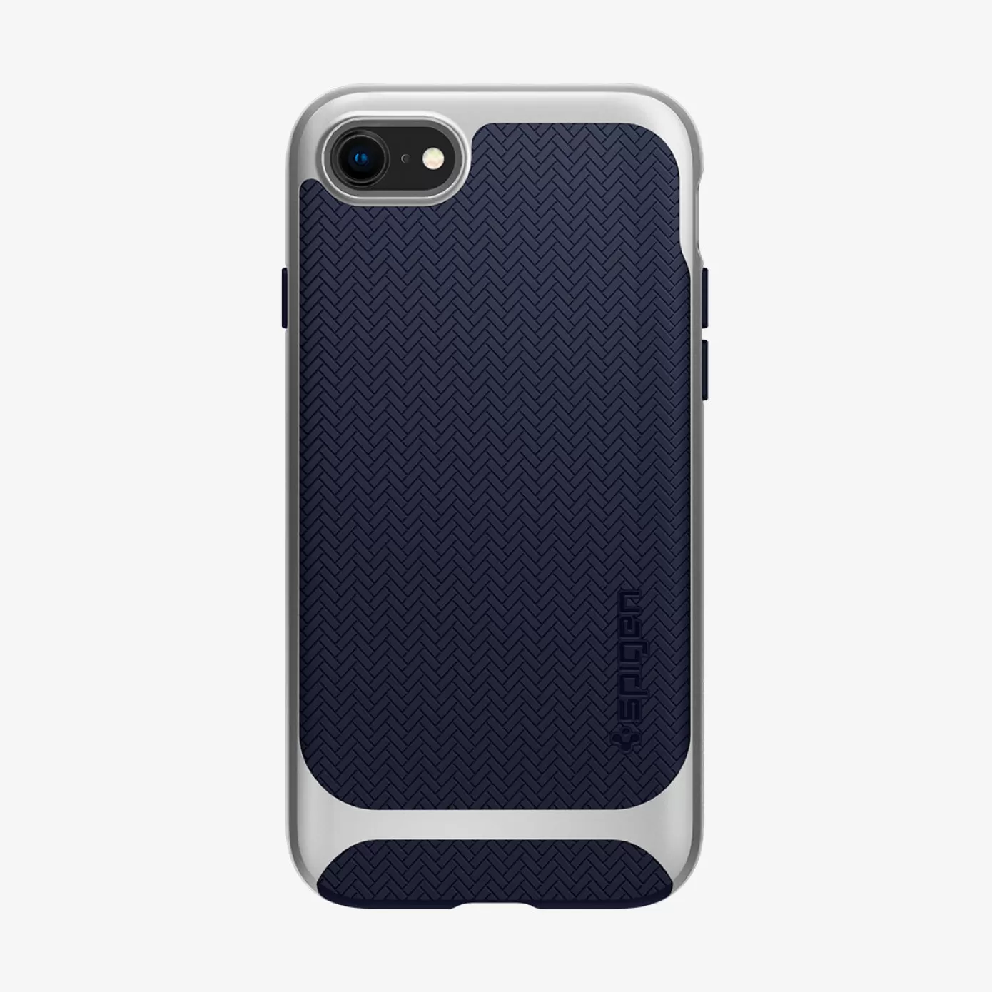 Spigen Iphone·More Iphone Series | Herringbone™ (Neo Hybrid) Satin Silver