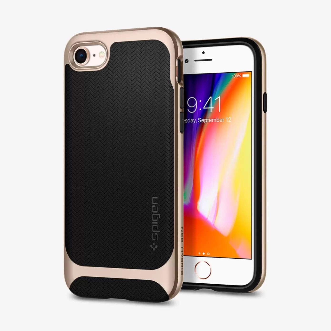 Spigen Iphone·More Iphone Series | Herringbone™ (Neo Hybrid) Champagne Gold