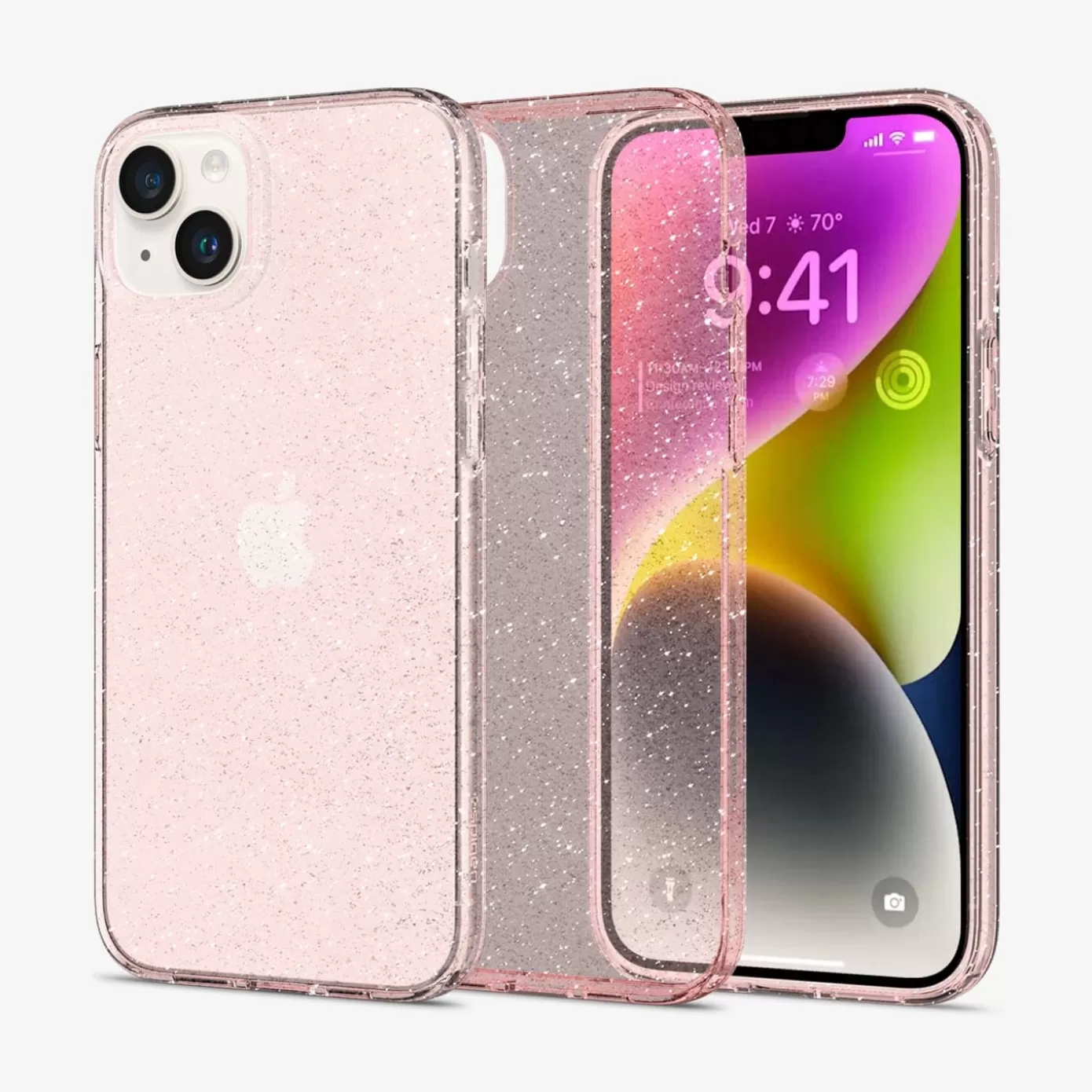 Spigen Iphone·Iphone 14 Series | Liquid Crystal Glitter Rose Quartz