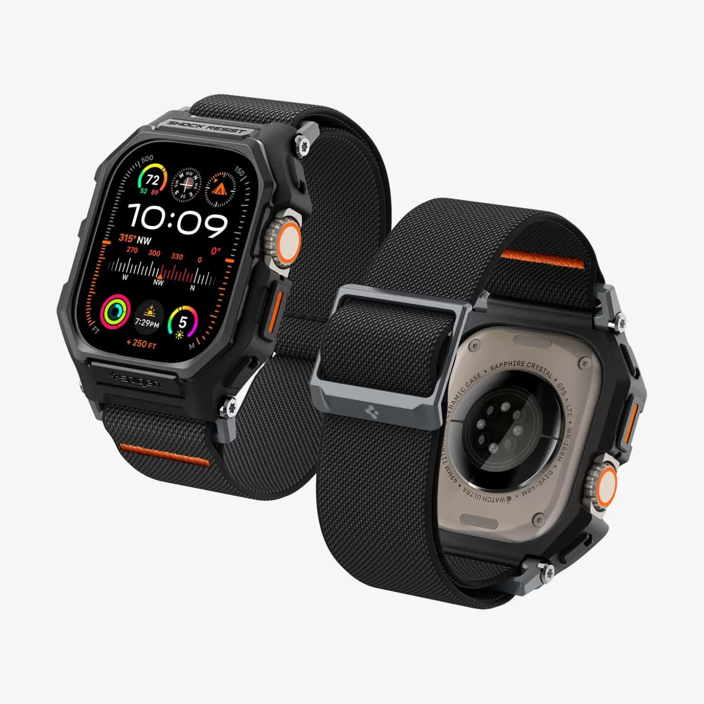 Spigen Apple Watch·Apple Watch 10 Series | Apple Watch·Apple Watch Ultra Series | Lite Fit Pro Matte Black