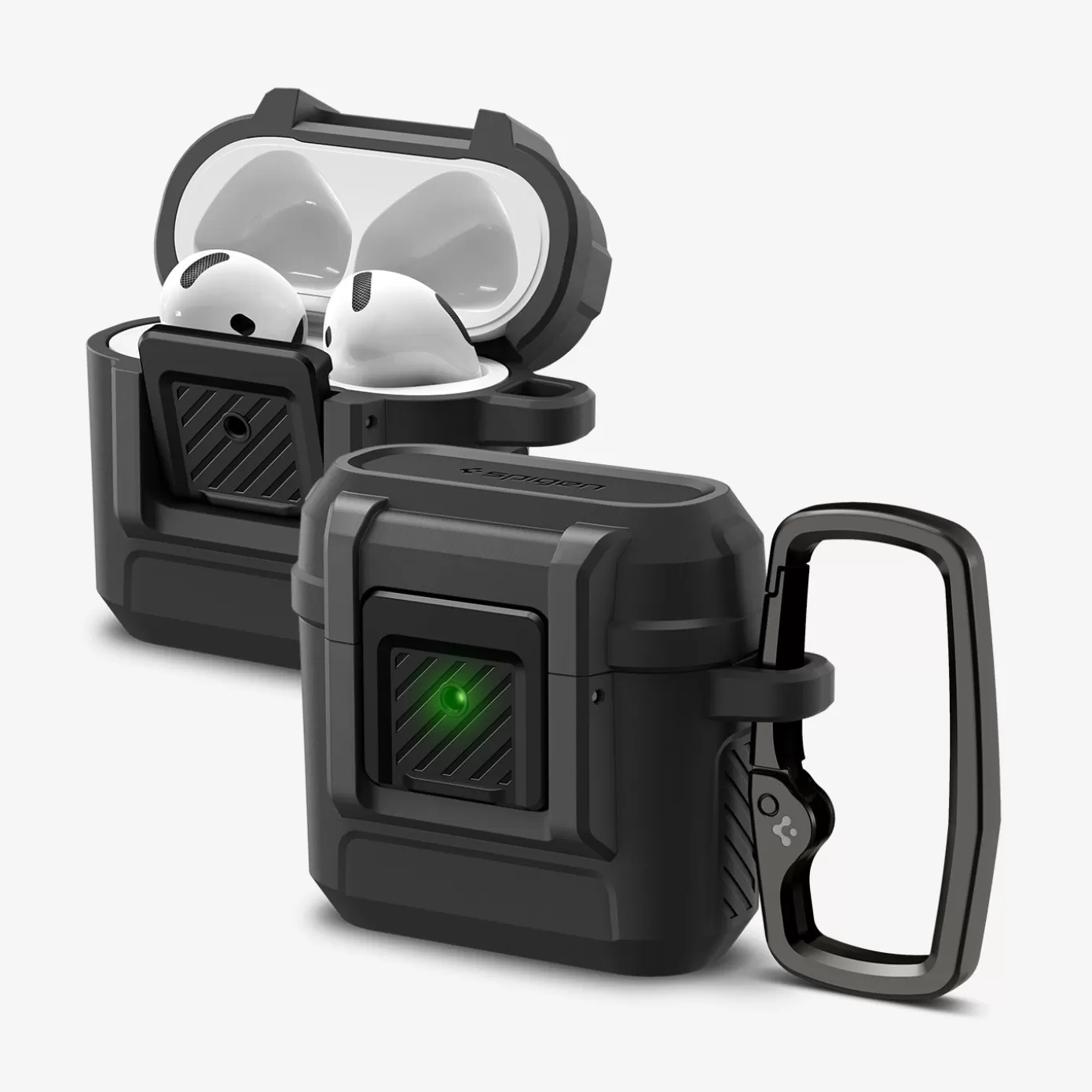 Spigen Airpods·Airpods Pro | Airpods·Airpods 4 | Lock Fit Matte Black