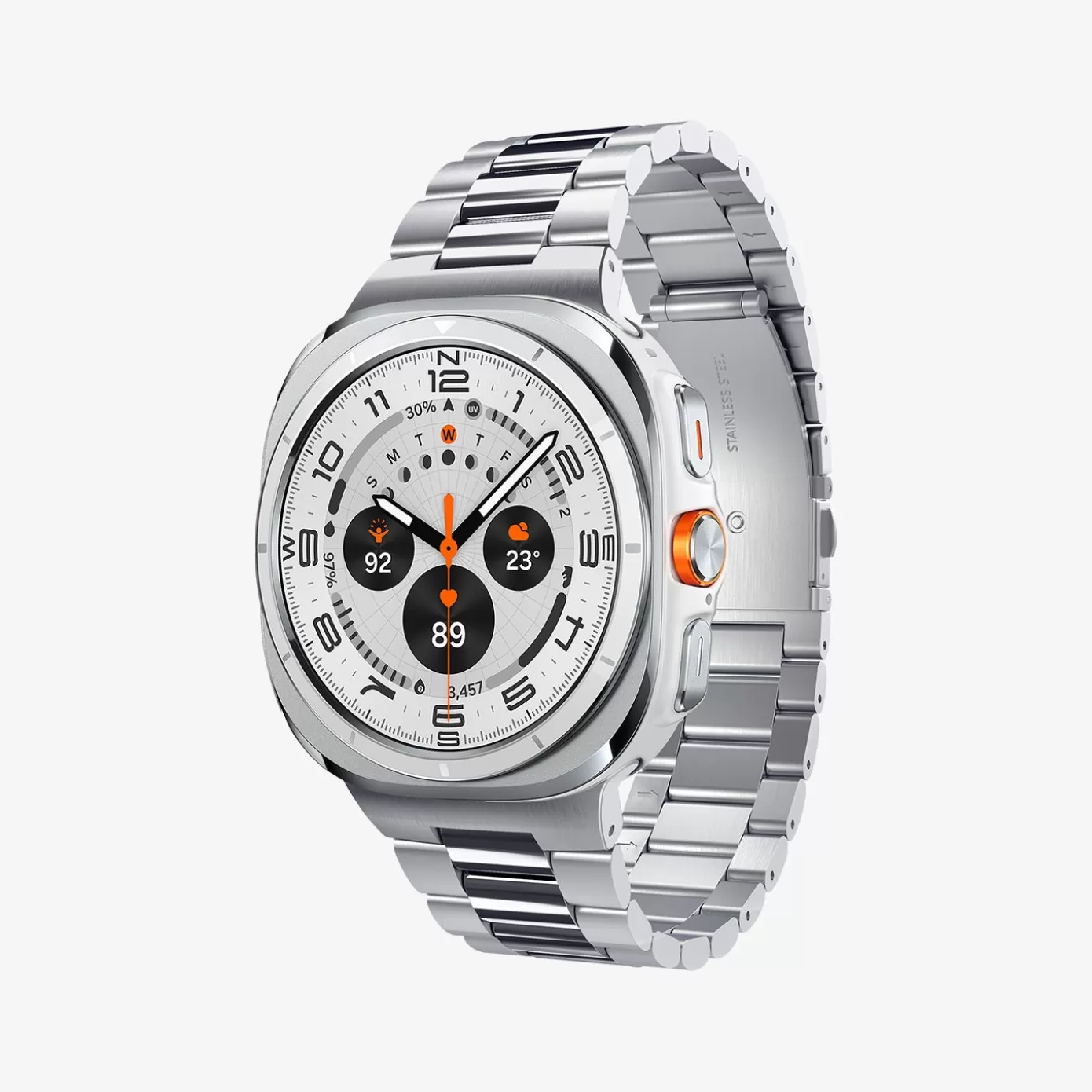 Spigen Galaxy Watch | Modern Fit 316L Silver