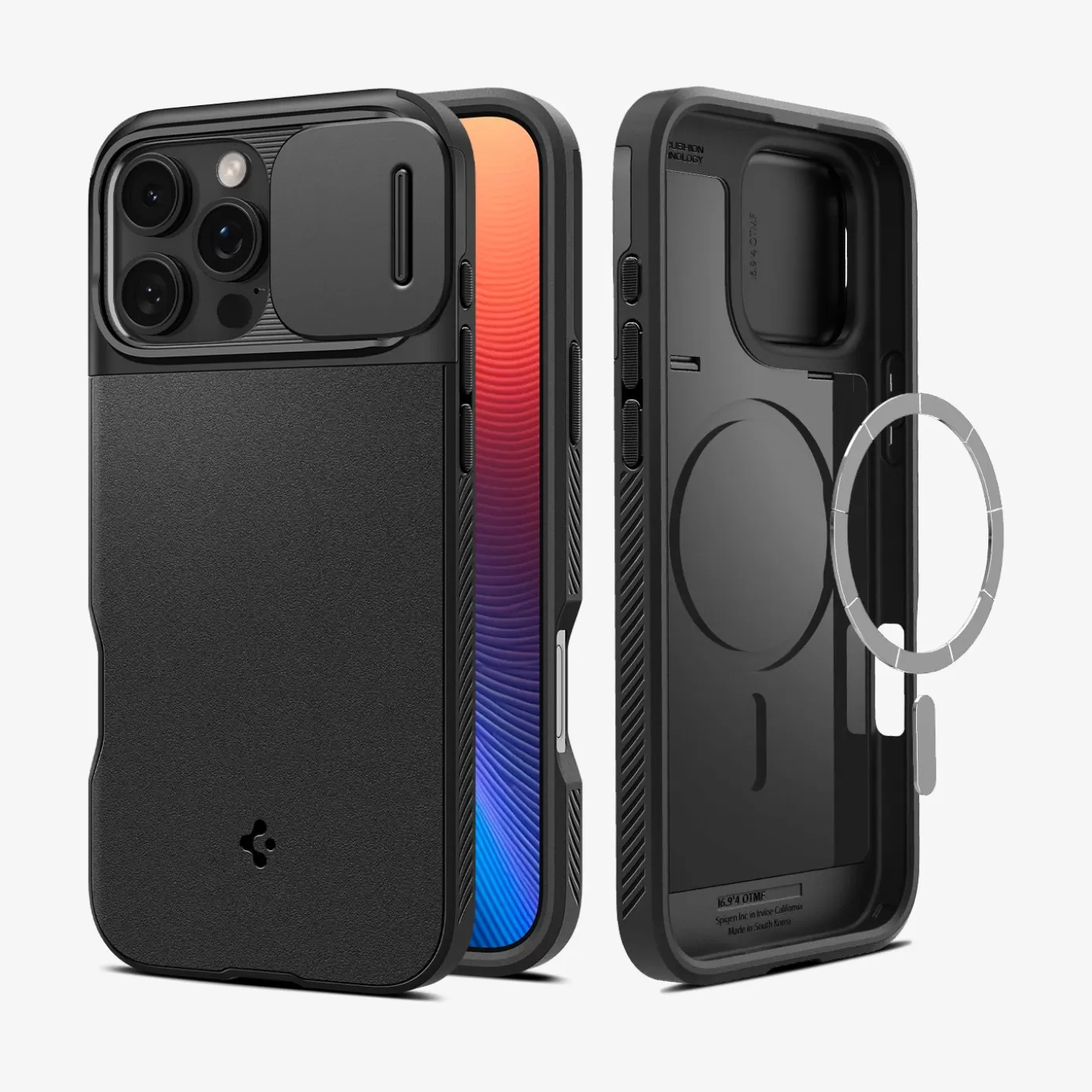 Spigen Iphone·Iphone 16 Pro Max | Iphone·Iphone 16 Pro | Optik Armor (MagFit) Black