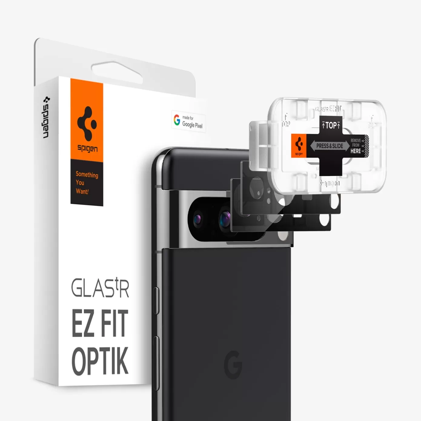 Spigen Pixel Phone·Pixel 8A | Pixel Phone·Pixel 8 Pro | Optik EZ Fit Black