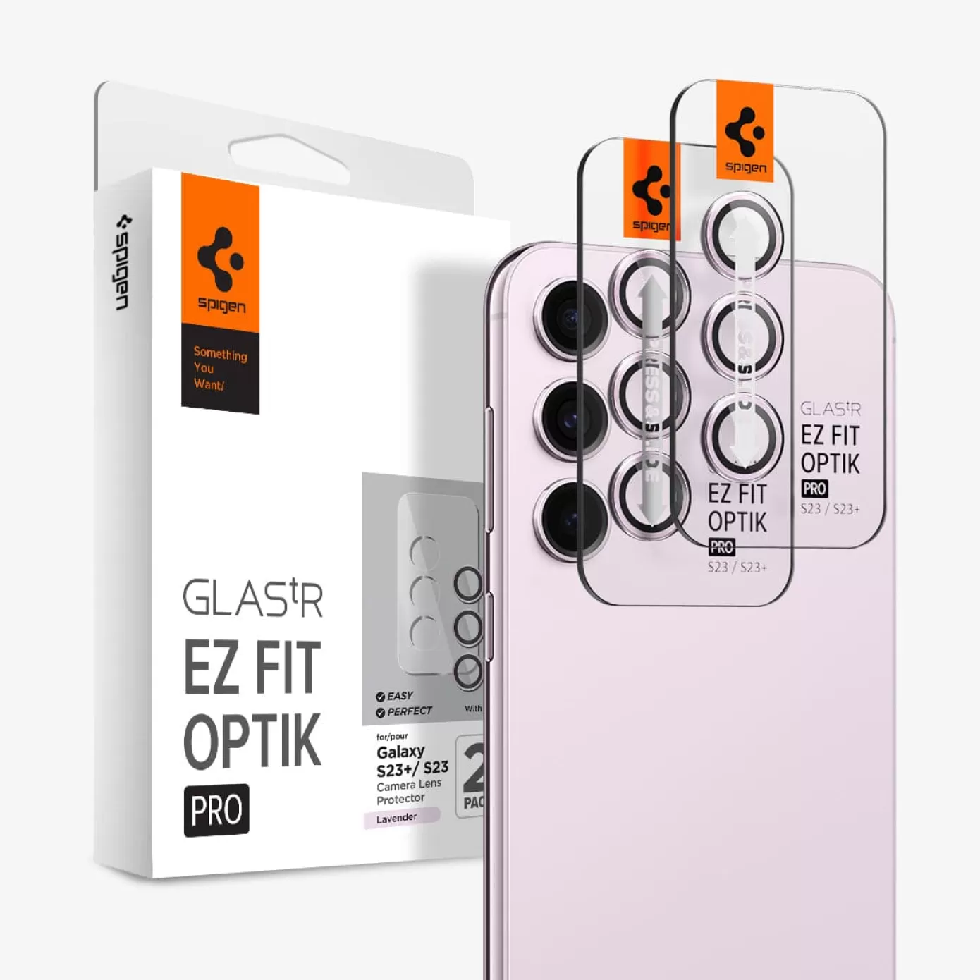 Spigen Galaxy S·Galaxy S23 Ultra | Galaxy S·Galaxy S23 Plus | Optik Pro EZ Fit Lavender