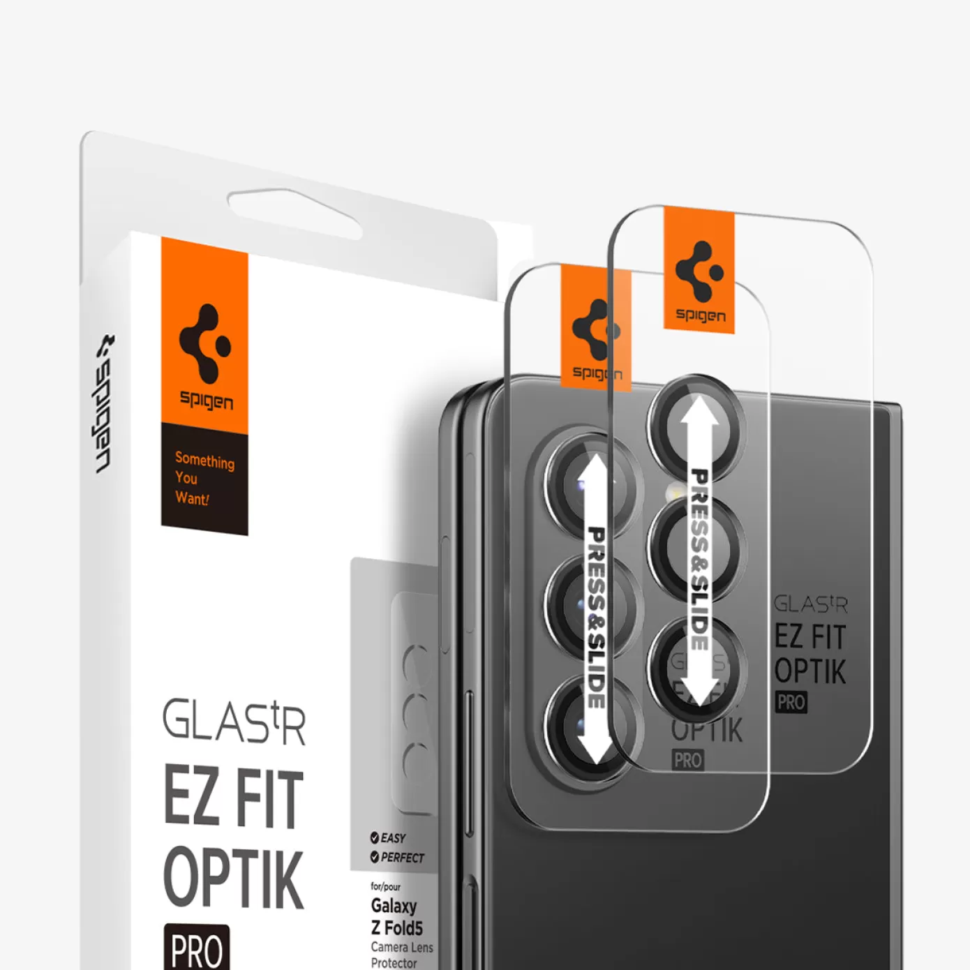 Spigen Galaxy Z·Galaxy Z Fold 5 | Optik Pro EZ Fit Black