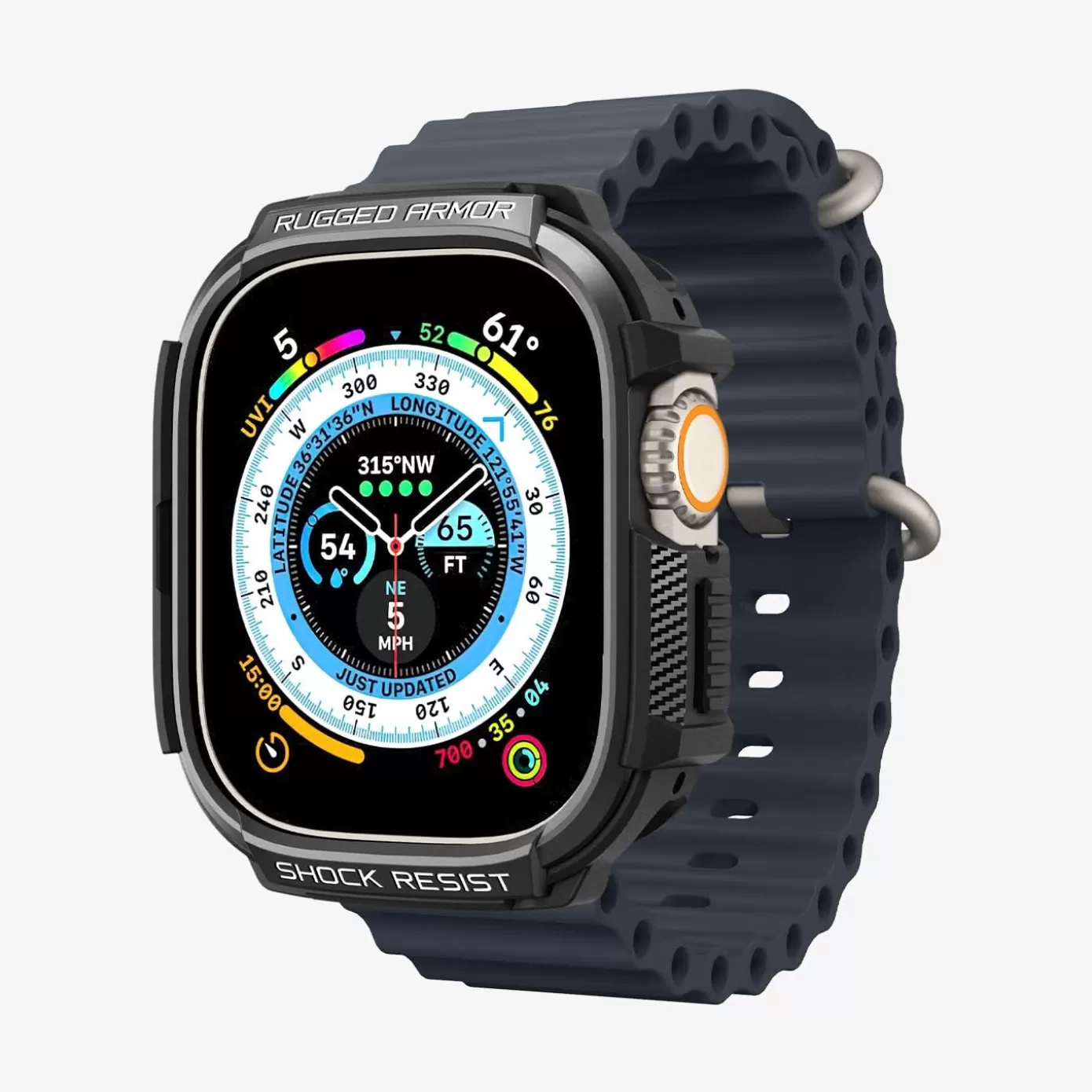 Spigen Apple Watch·Apple Watch Ultra Series | Apple Watch·Apple Watch 10 Series | Rugged Armor Black