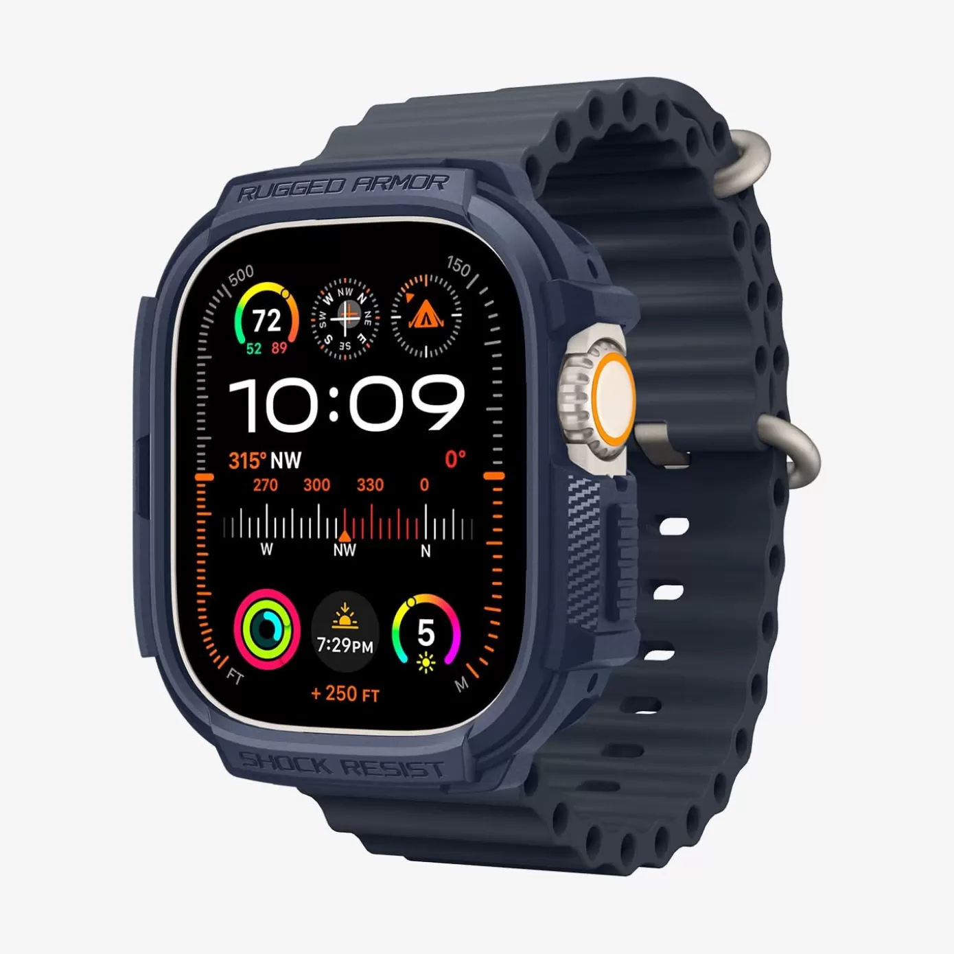 Spigen Apple Watch·Apple Watch Ultra Series | Apple Watch·Apple Watch 10 Series | Rugged Armor Navy Blue