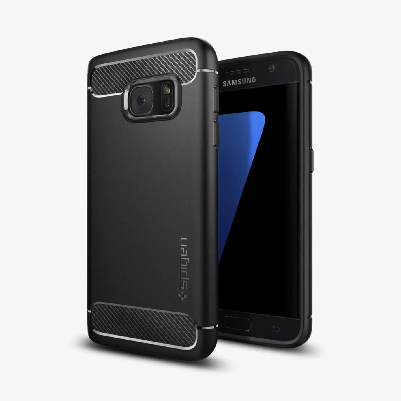 Spigen Galaxy S·More Galaxy Series | Rugged Armor Black