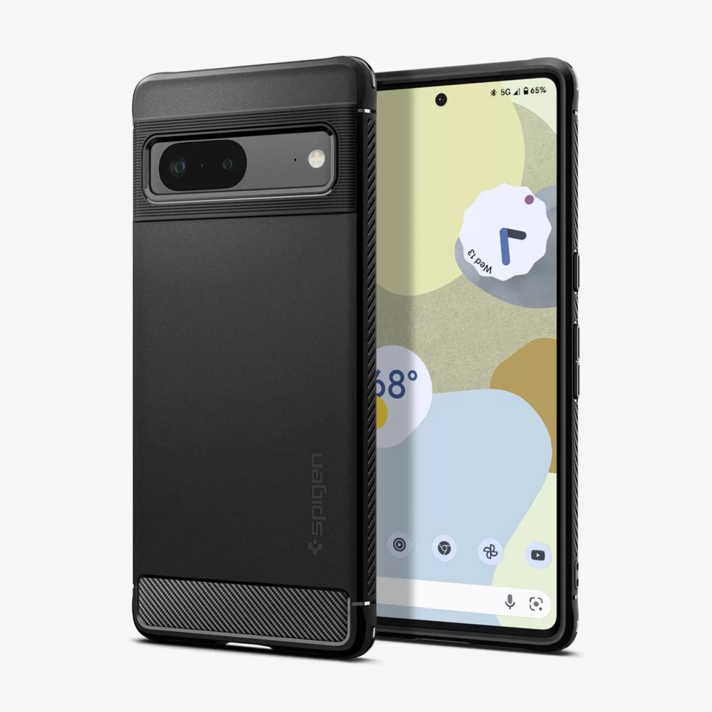 Spigen Pixel Phone·More Pixel Series | Rugged Armor Matte Black