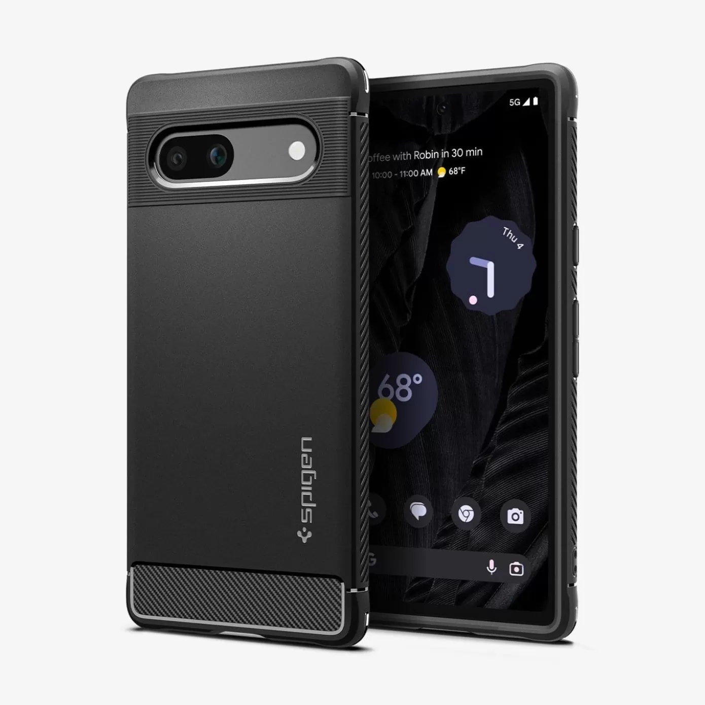 Spigen Pixel Phone·More Pixel Series | Rugged Armor Matte Black