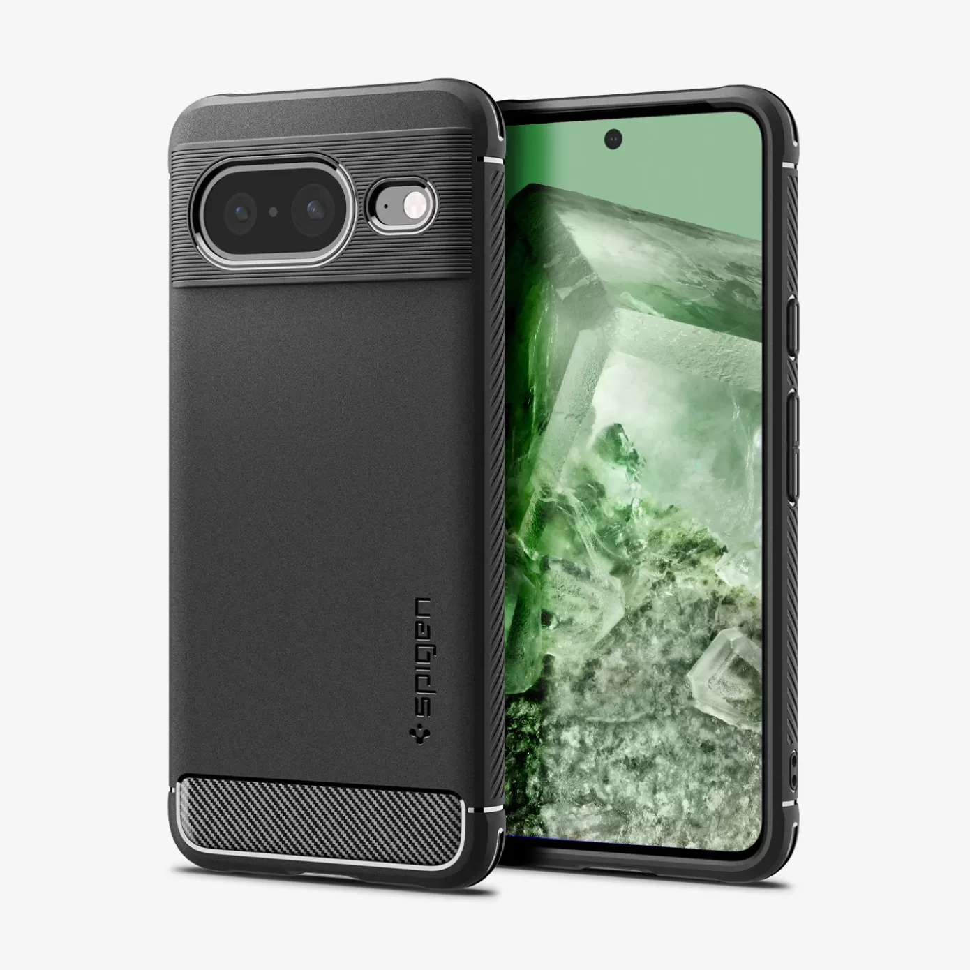 Spigen Pixel Phone·Pixel 8A | Pixel Phone·Pixel 8 Pro | Rugged Armor Matte Black