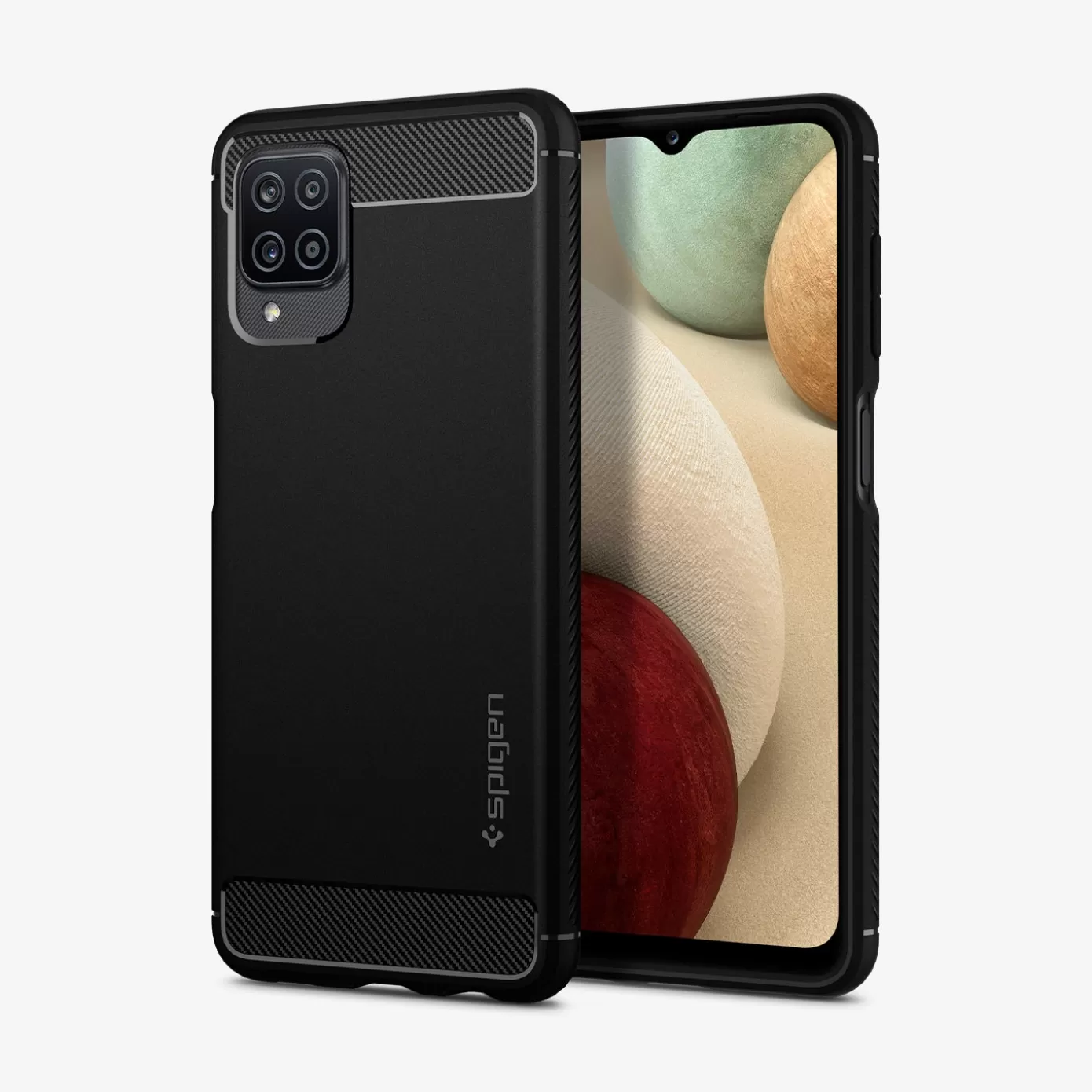 Spigen Galaxy A | Rugged Armor Matte Black