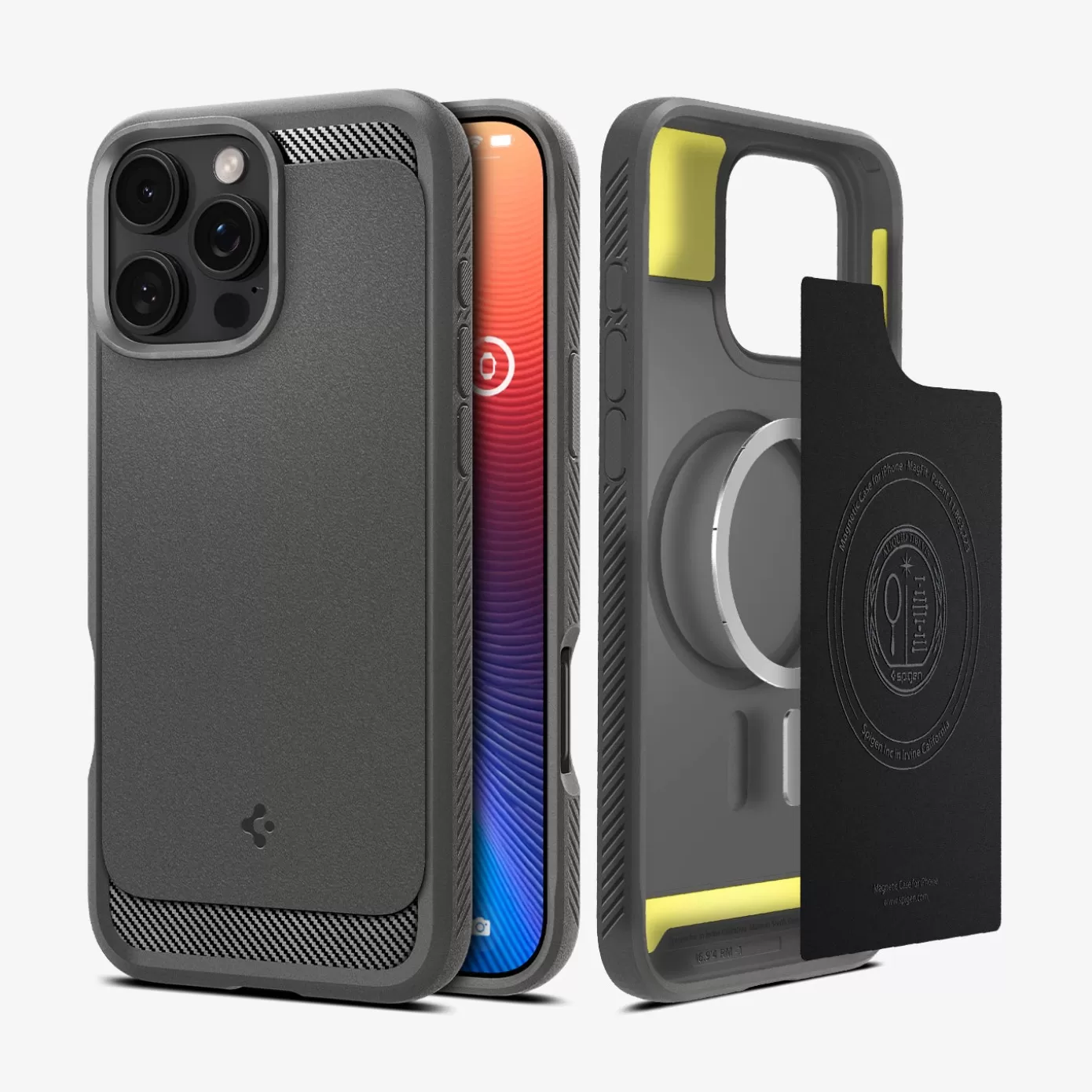 Spigen Iphone·Iphone 16 Pro Max | Iphone·Iphone 16 Pro | Rugged Armor (MagFit) Gray